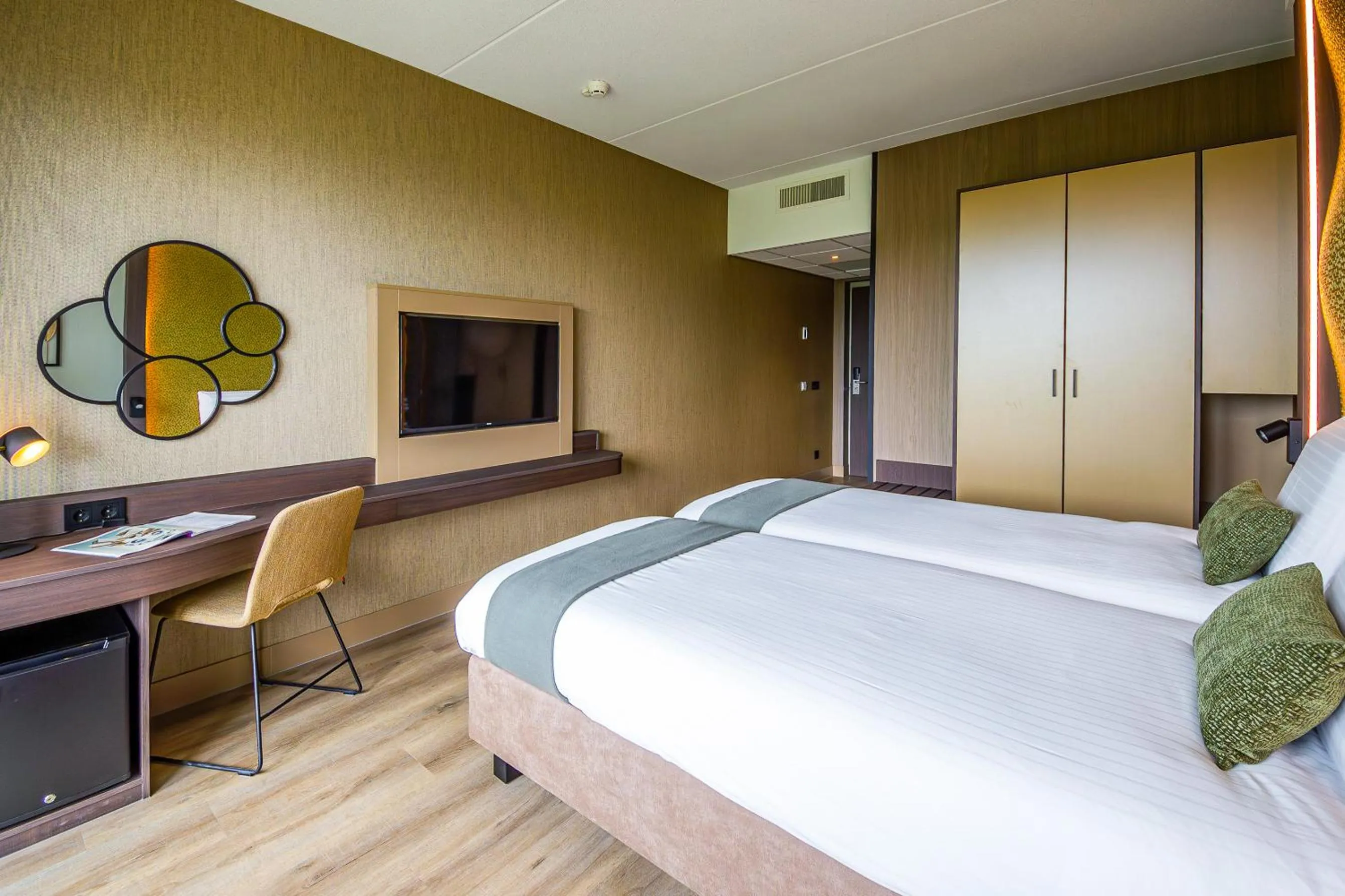 Bed in Strandhotel Het Hoge Duin