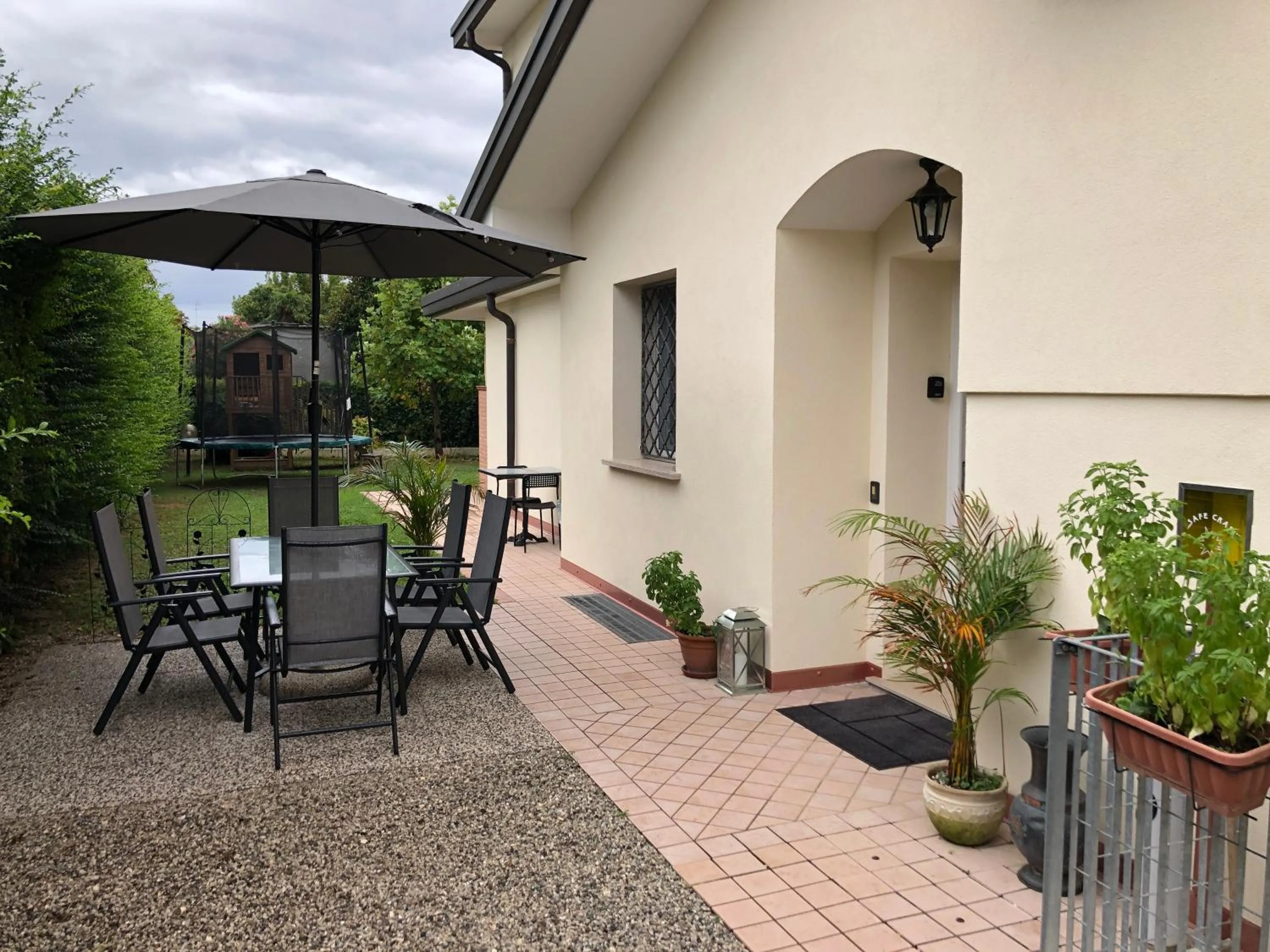 Garden in Bed and Breakfast La Sosta