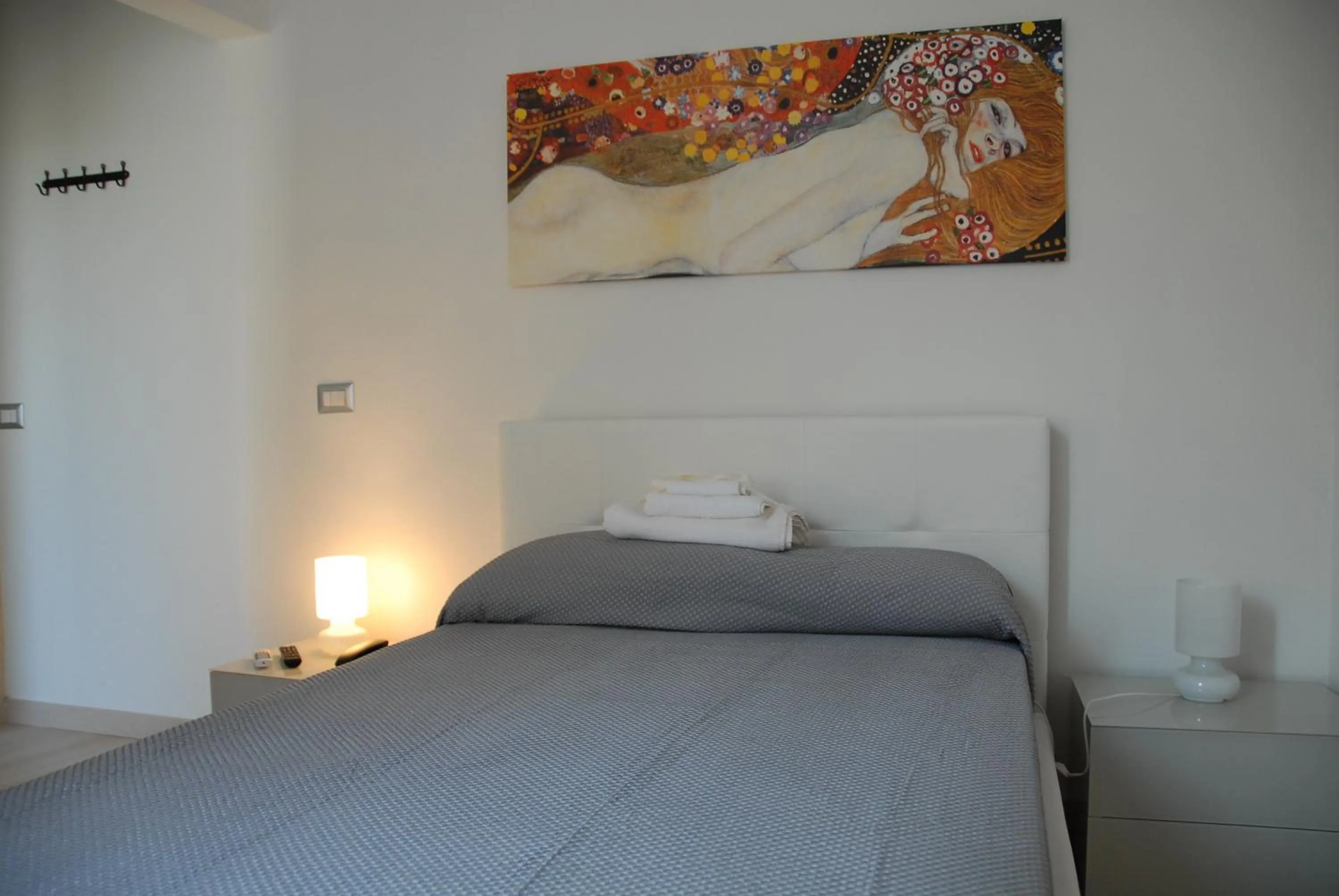 Decorative detail, Bed in Messina41 Hotel