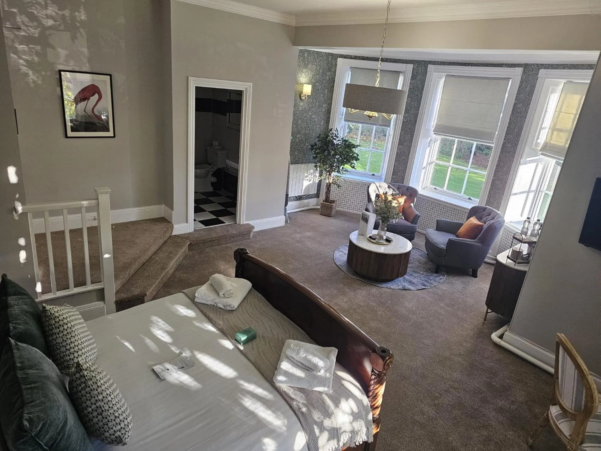 Bedroom in Woodland Manor Hotel