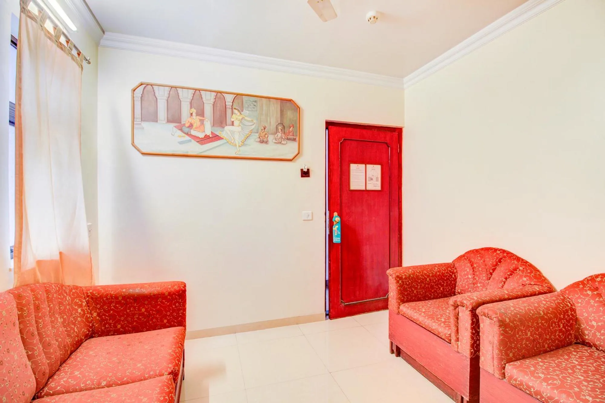 Seating area in Rutugandh Heritage