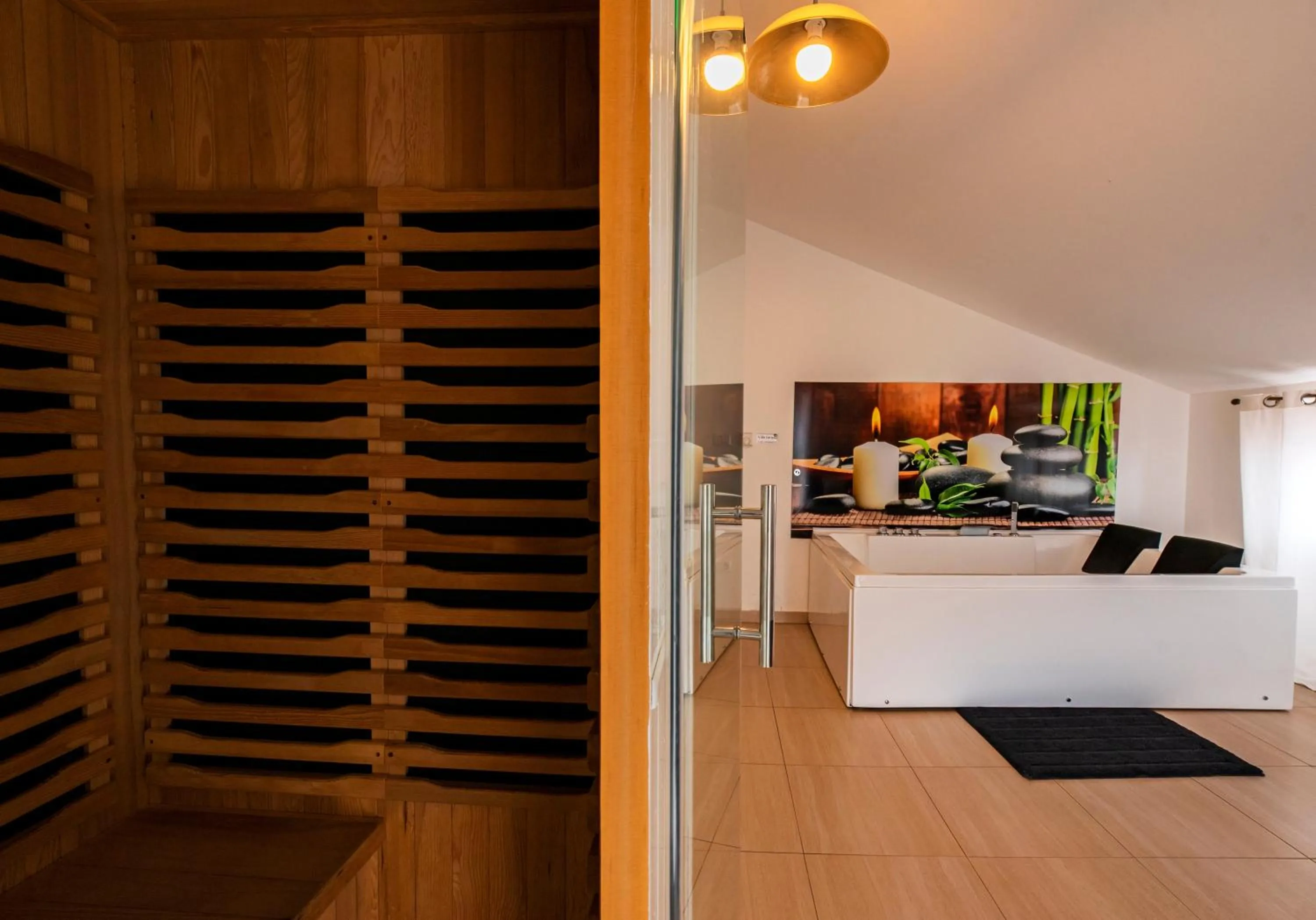 Hot Tub, Bed in Wellness Villa Istriana