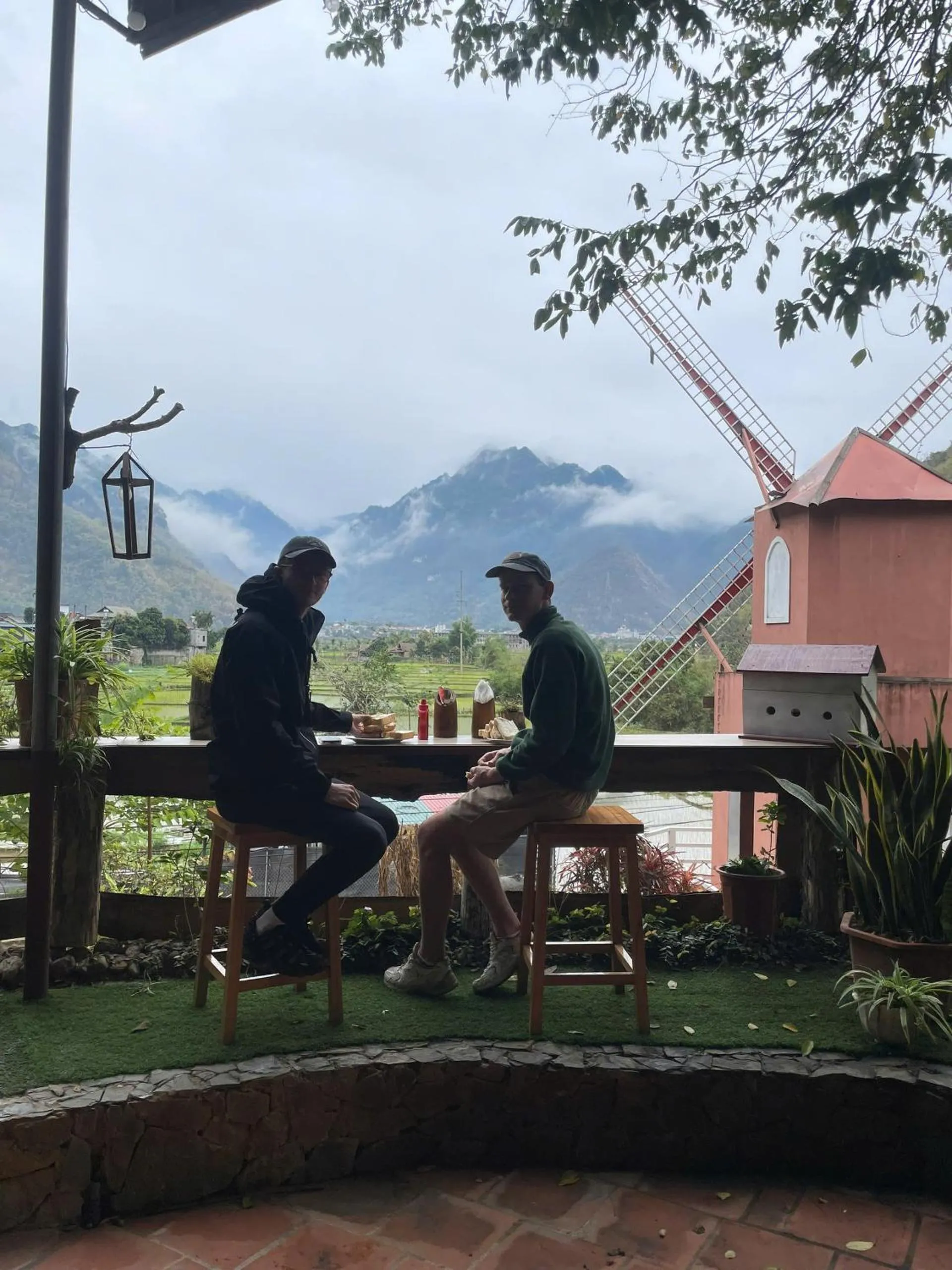 Patio in Mai Chau La Vida Homestay