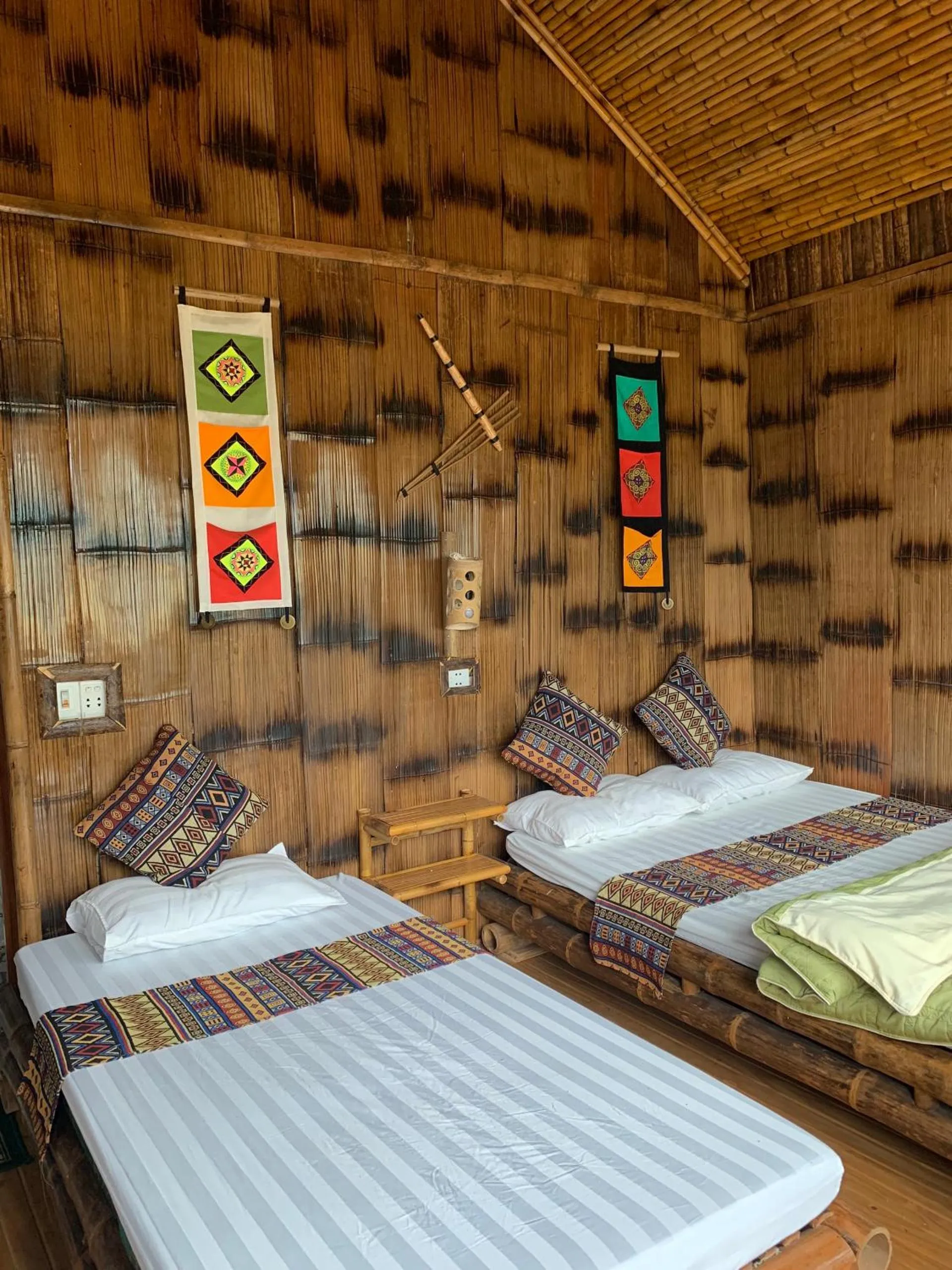 Bed in Mai Chau La Vida Homestay