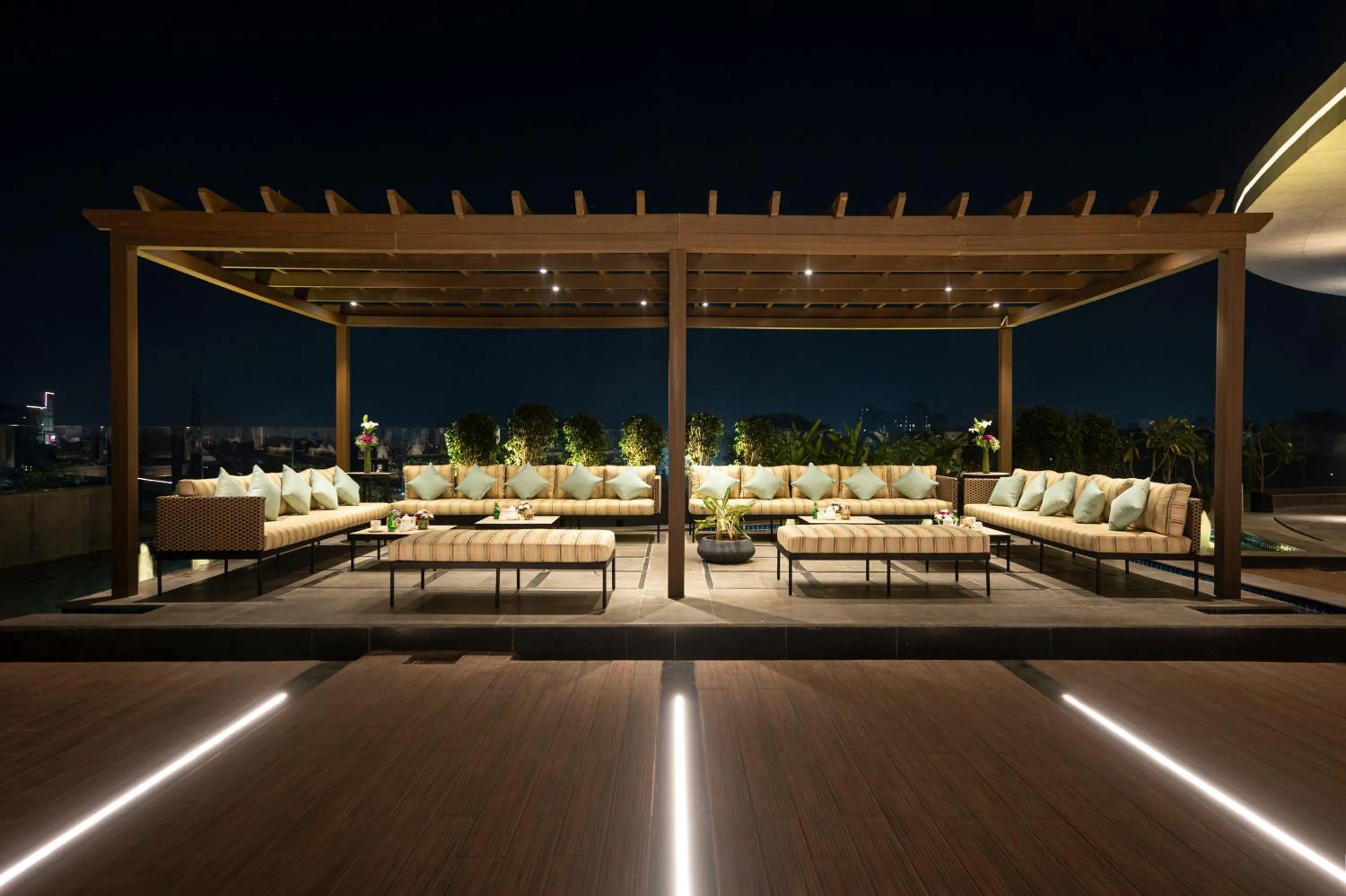 Seating area in LYFE HOTEL