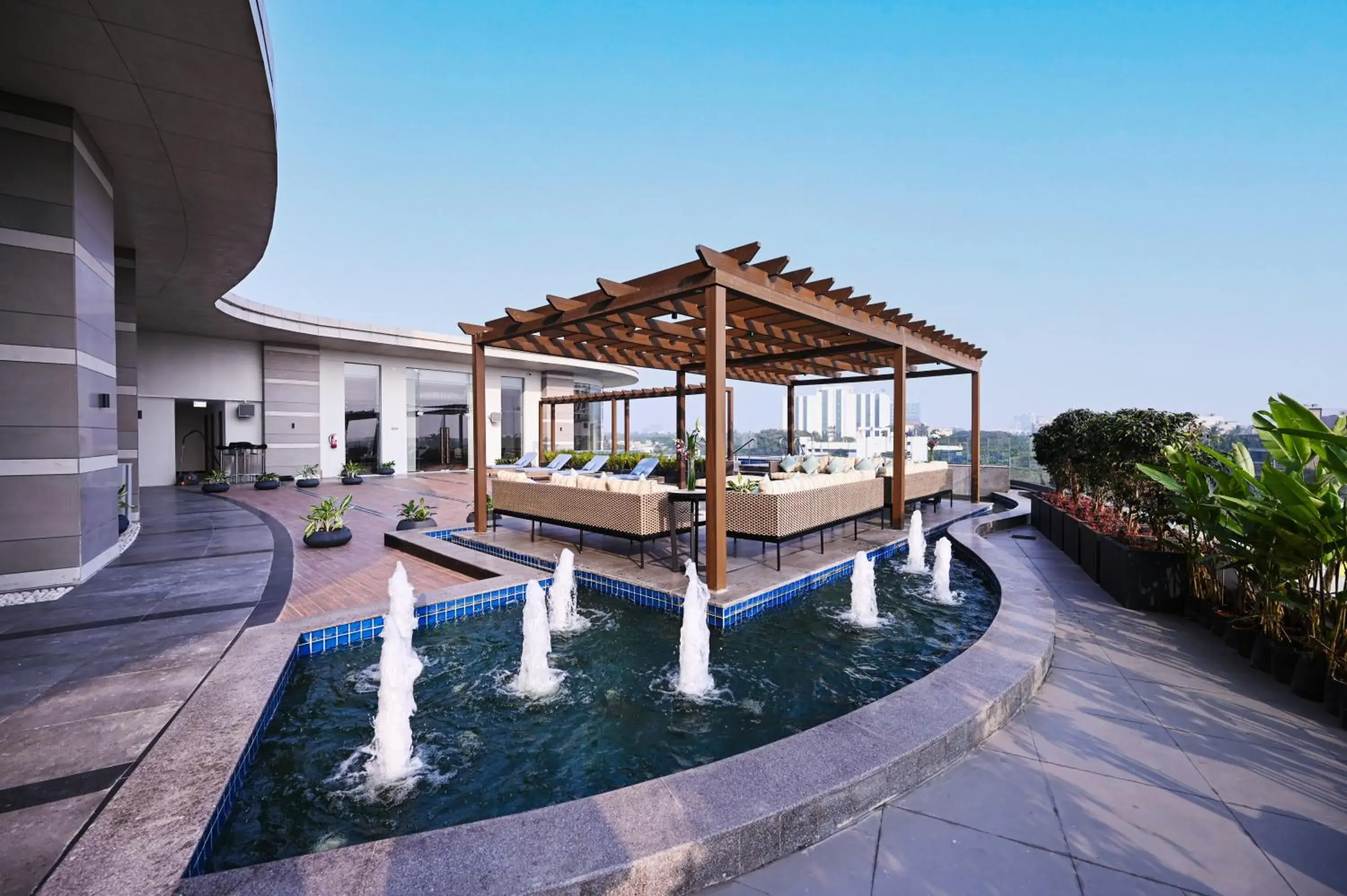 Pool view in LYFE HOTEL Pool view in LYFE HOTEL