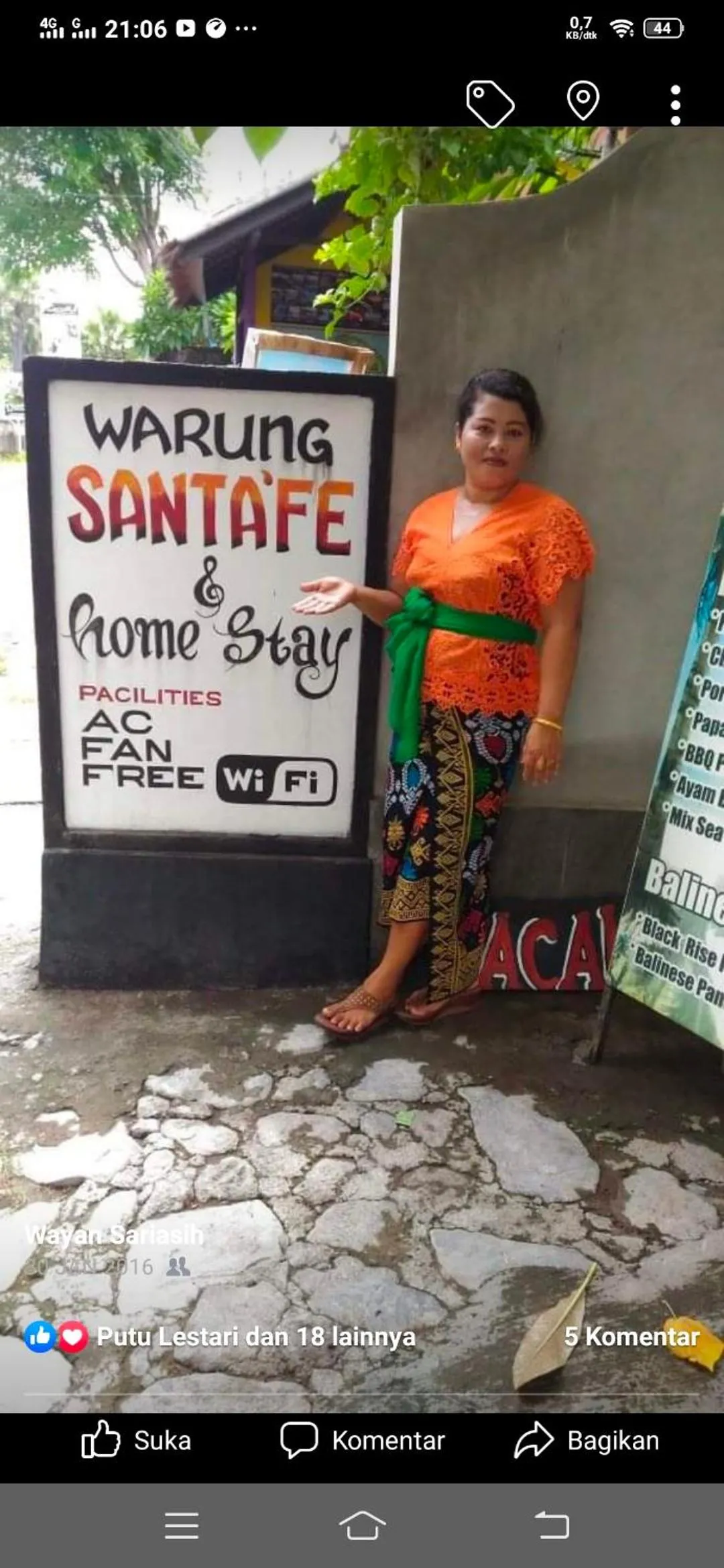 Santa Fe Homestay & Warong