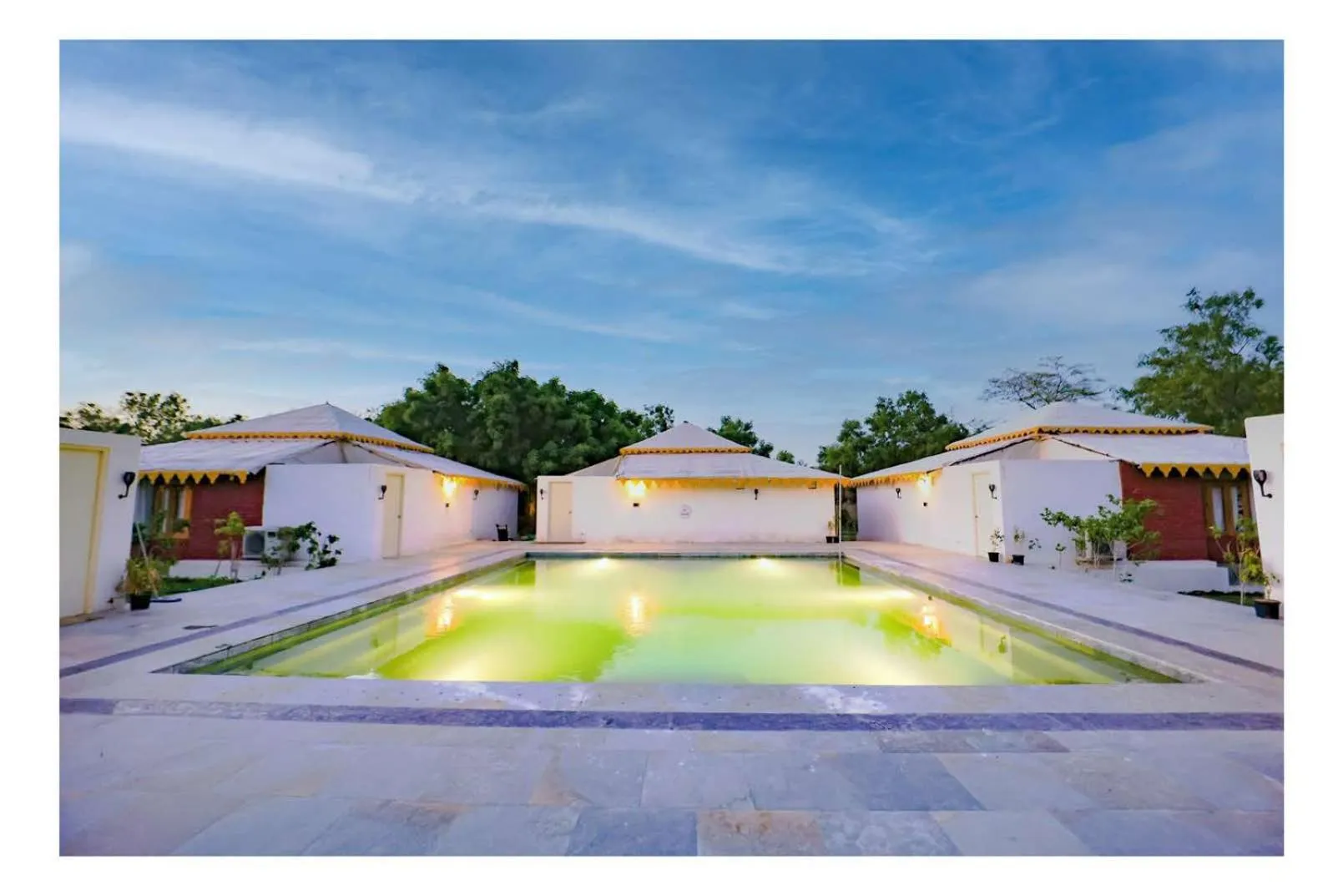 Swimming pool in Aranya by Stories