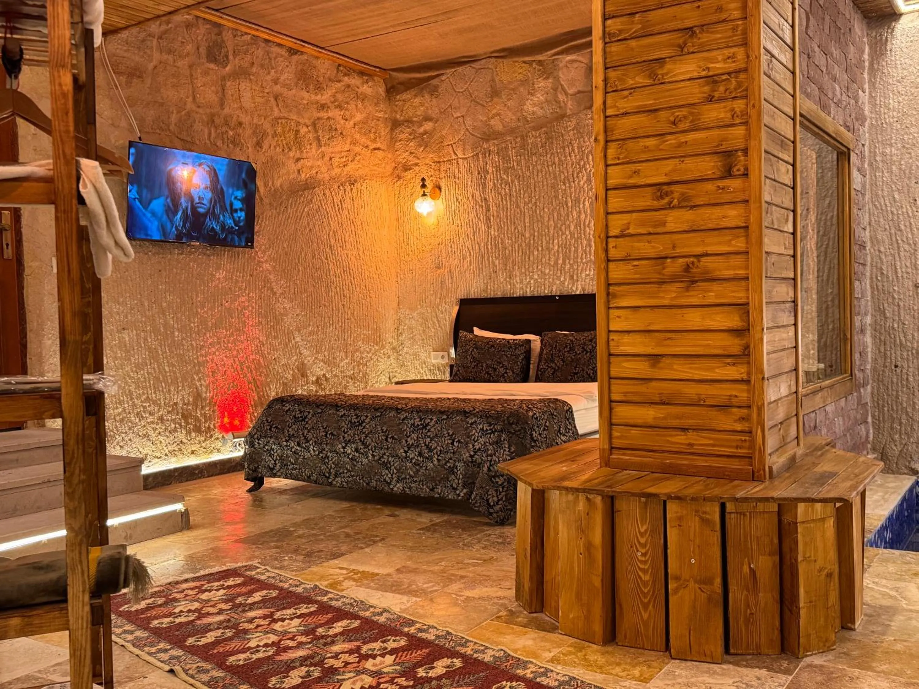 Bed in Ceran Stone House