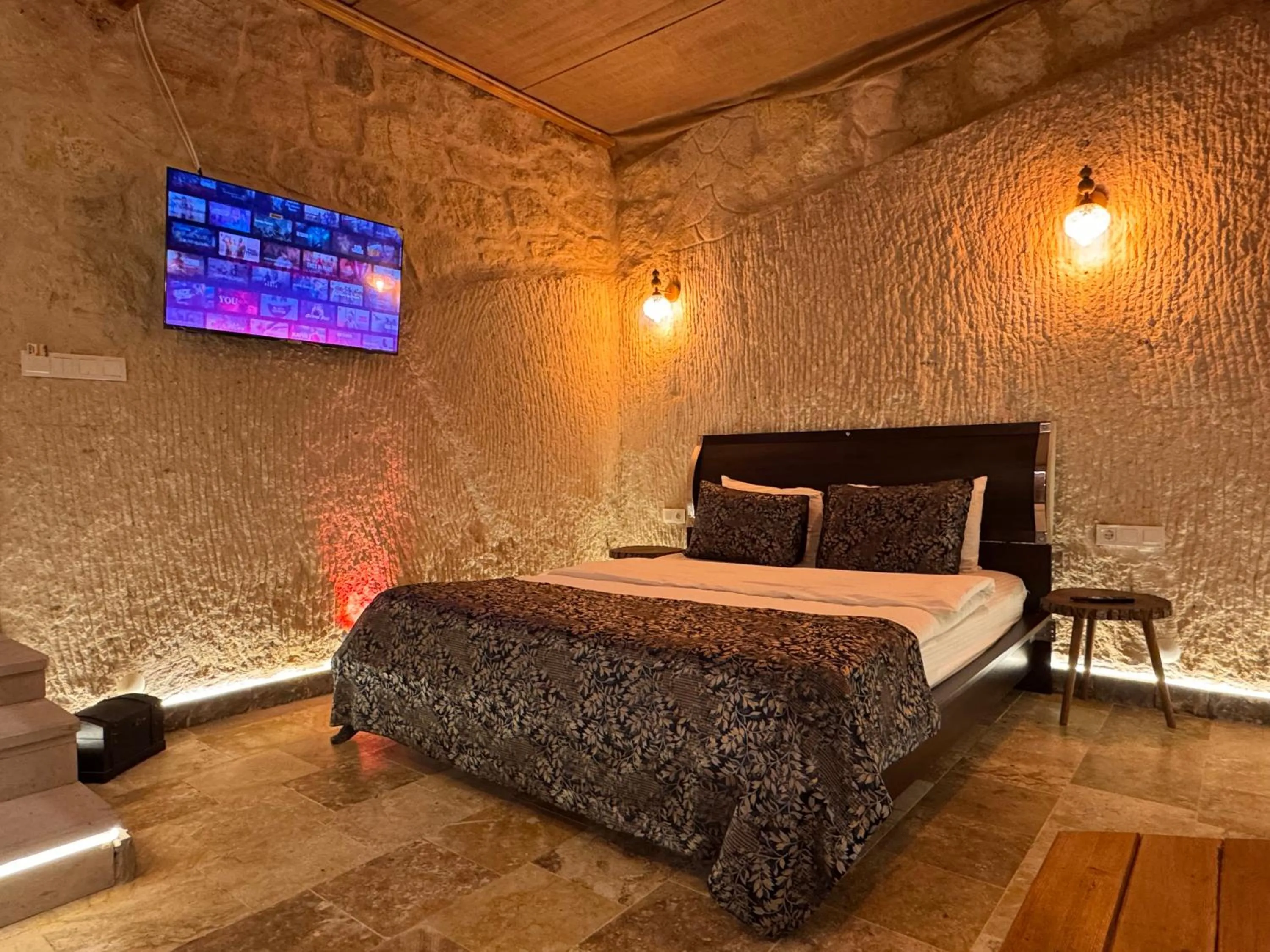 Bed in Ceran Stone House