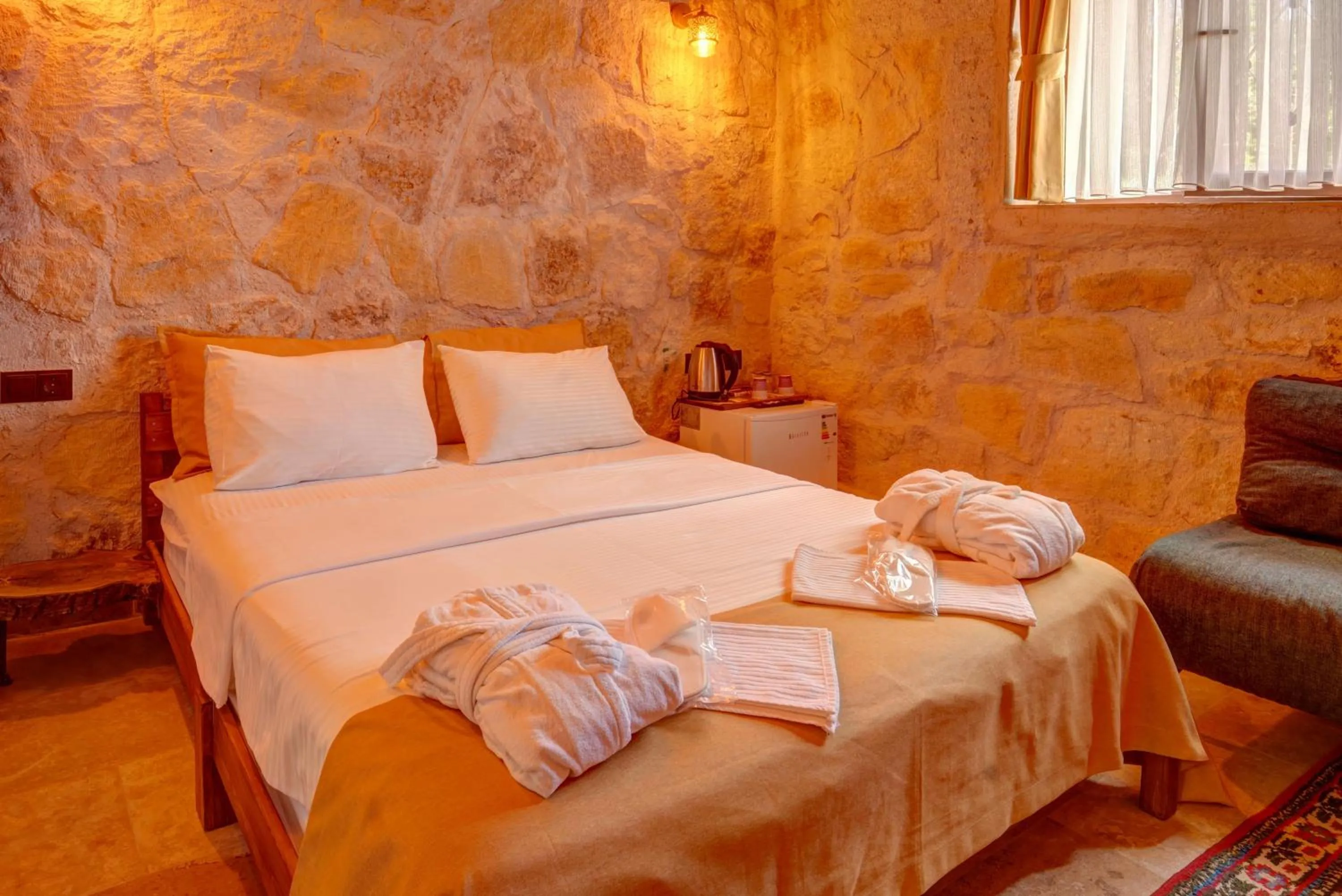 Bed in Ceran Stone House