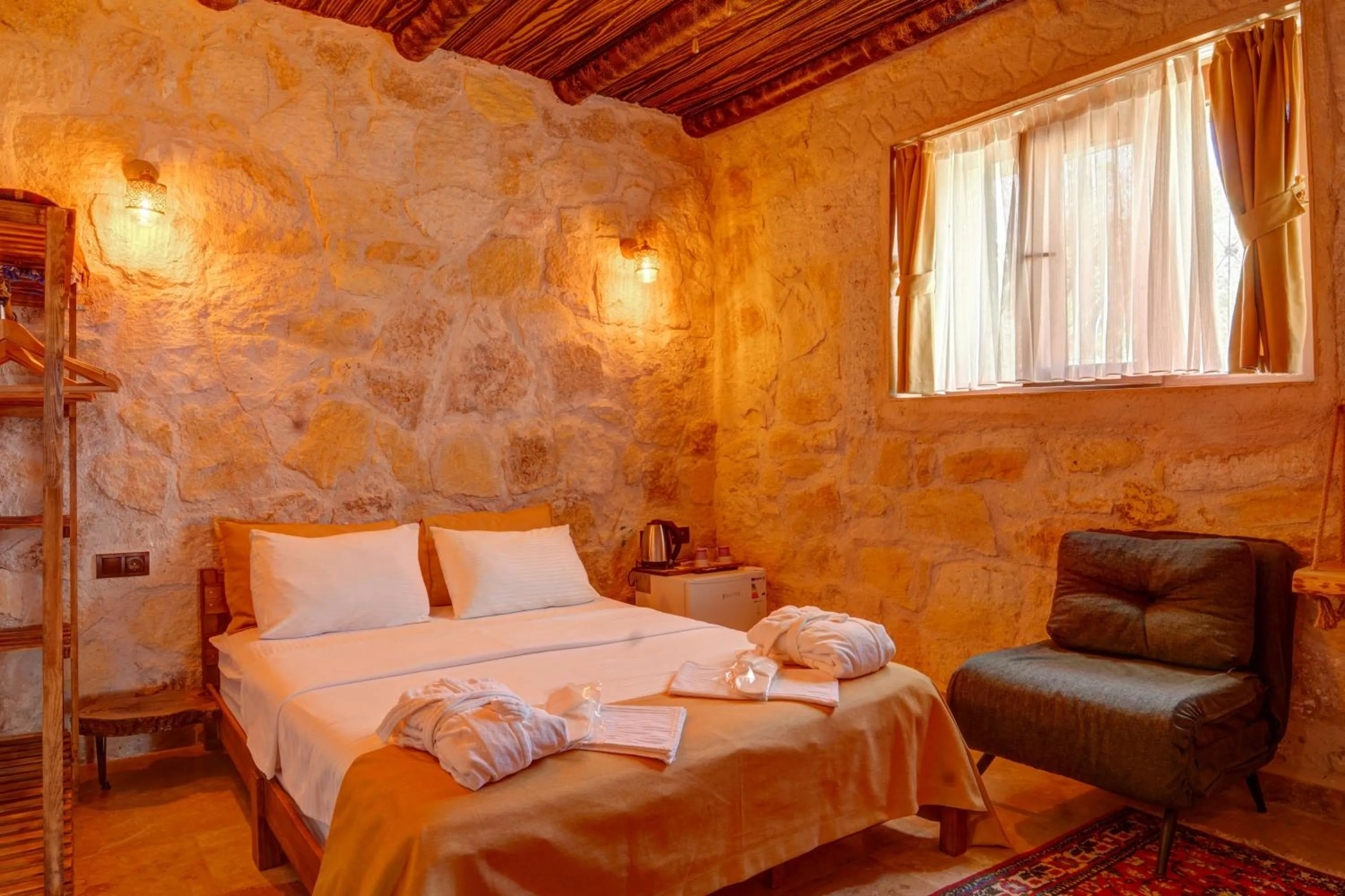 Bed in Ceran Stone House