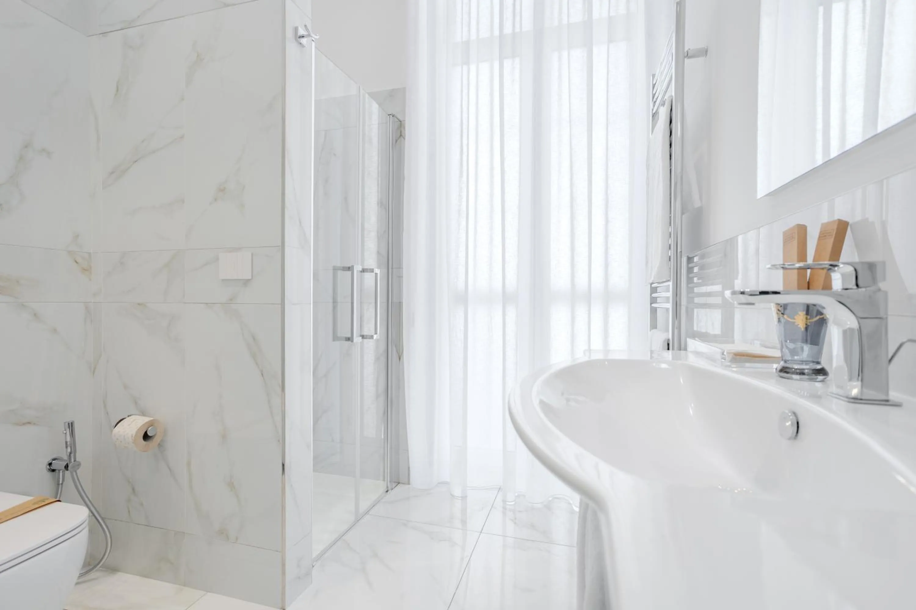 Bathroom in La Corte dei Mille Luxury