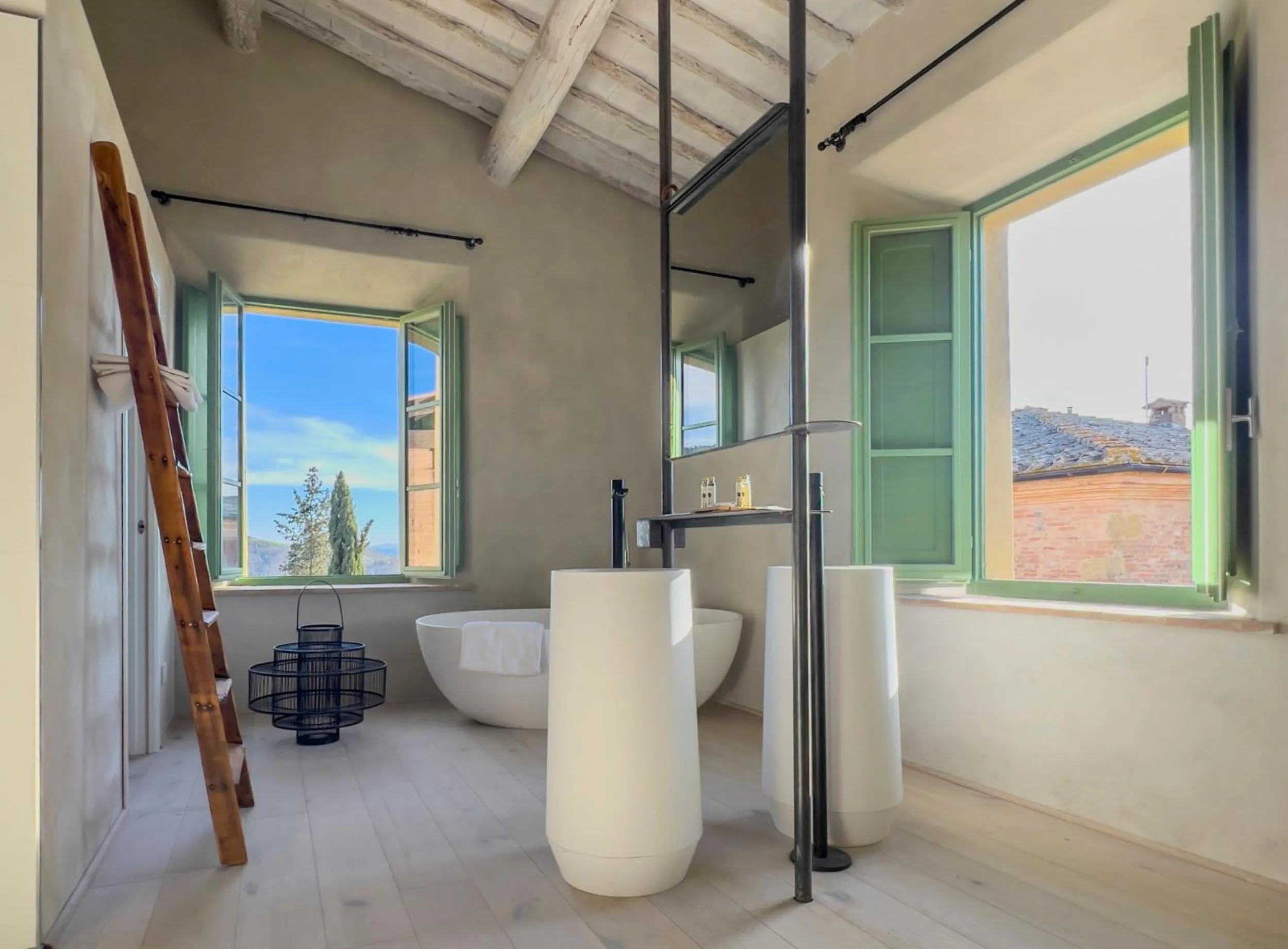 Bathroom in Tenuta d'Arbia, Siena