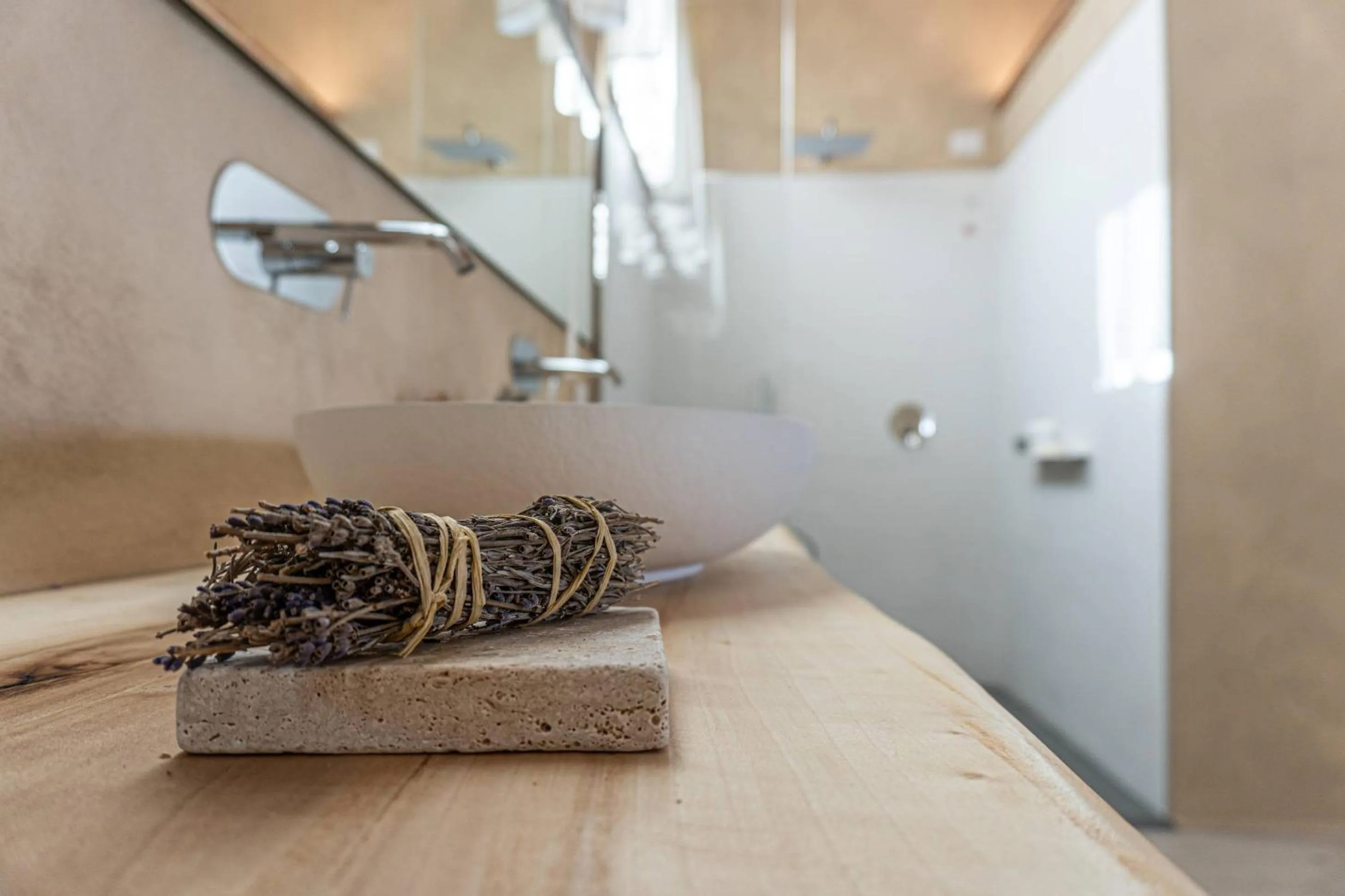 Bathroom in Tenuta d'Arbia, Siena