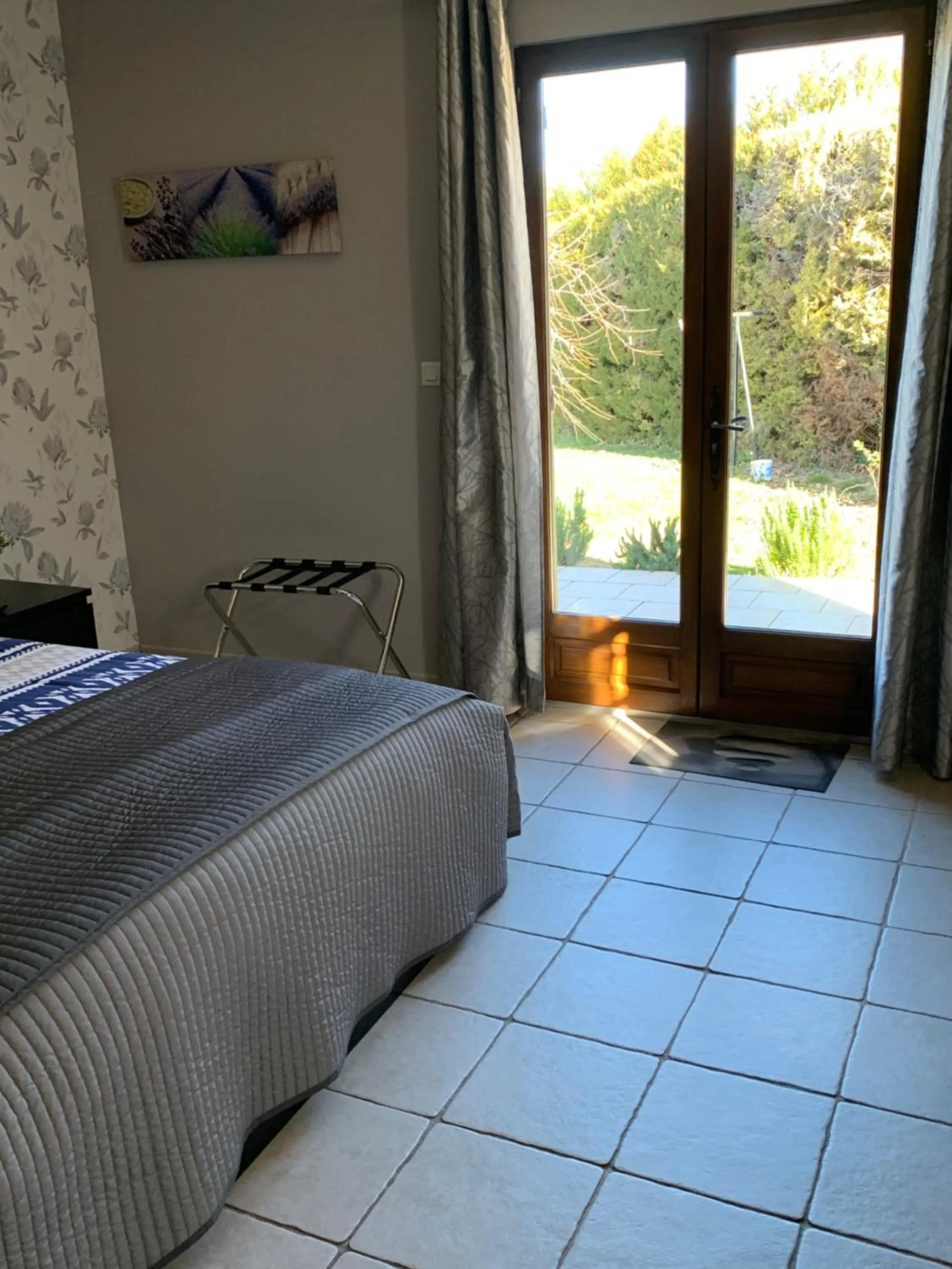 Garden view in B&B La Grande Dame