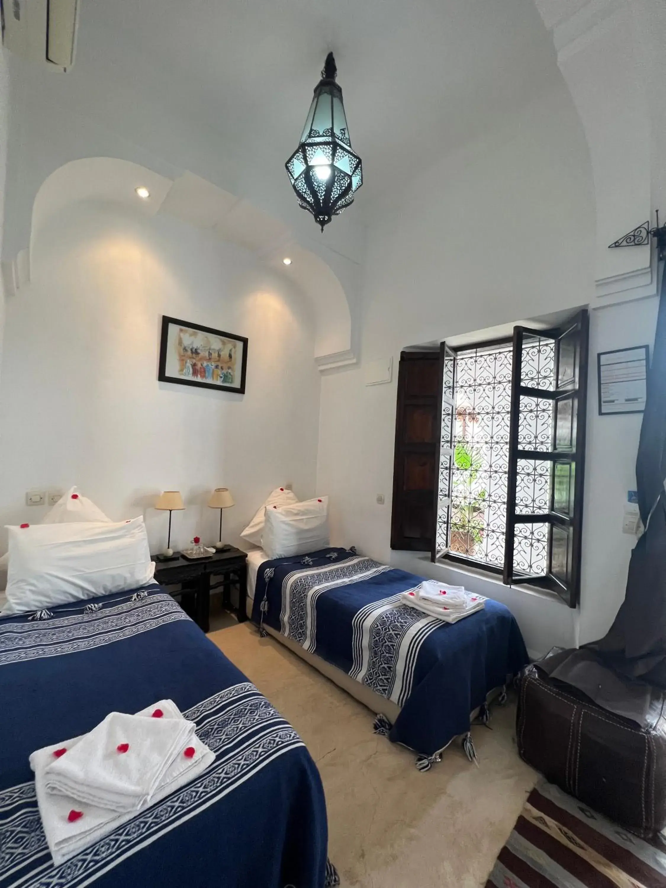 Standard Double or Twin Room with Garden View in Riad Jnan El Cadi Standard Double or Twin Room with Garden View in Riad Jnan El Cadi