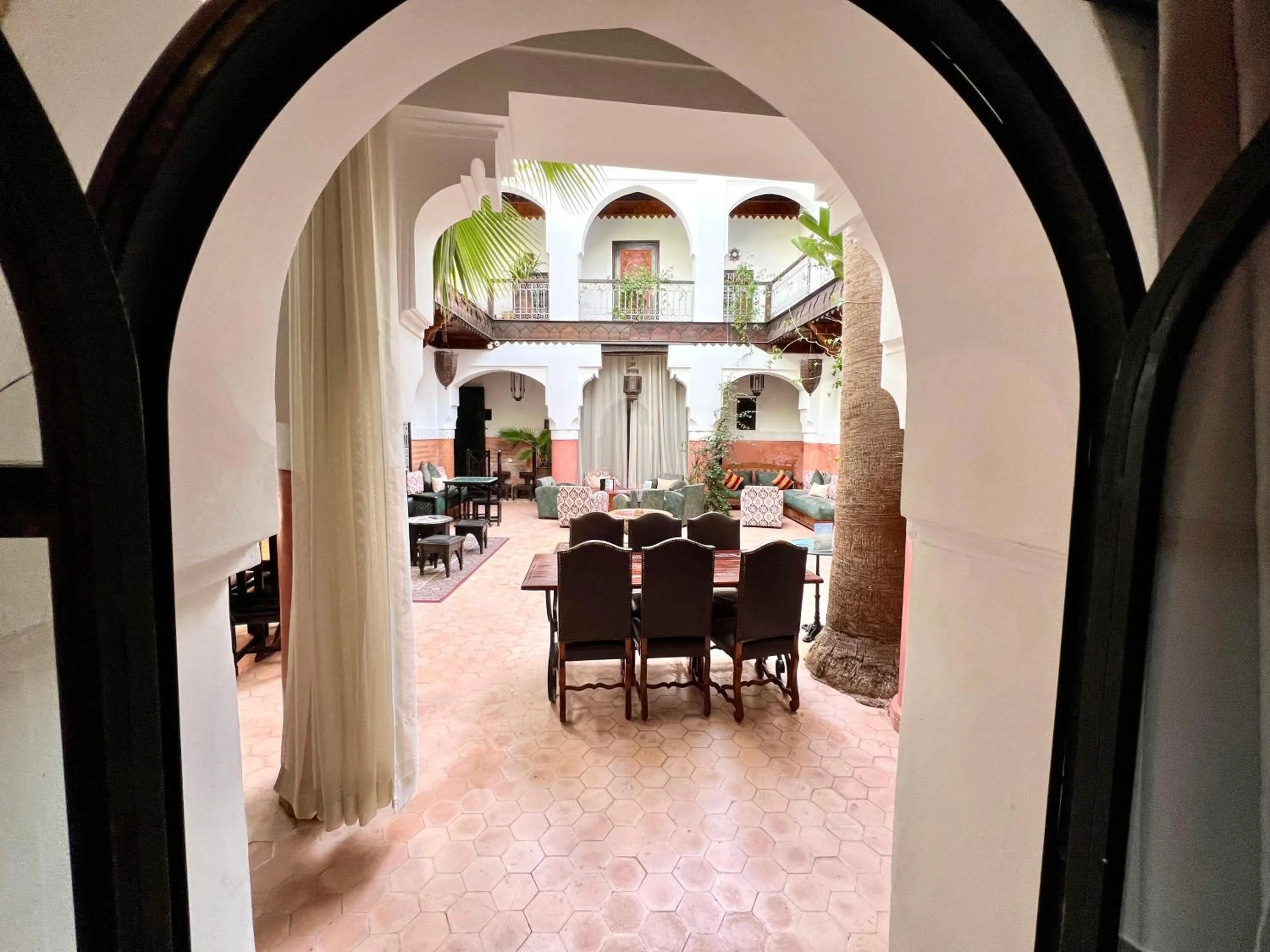Bedroom in Riad Jnan El Cadi