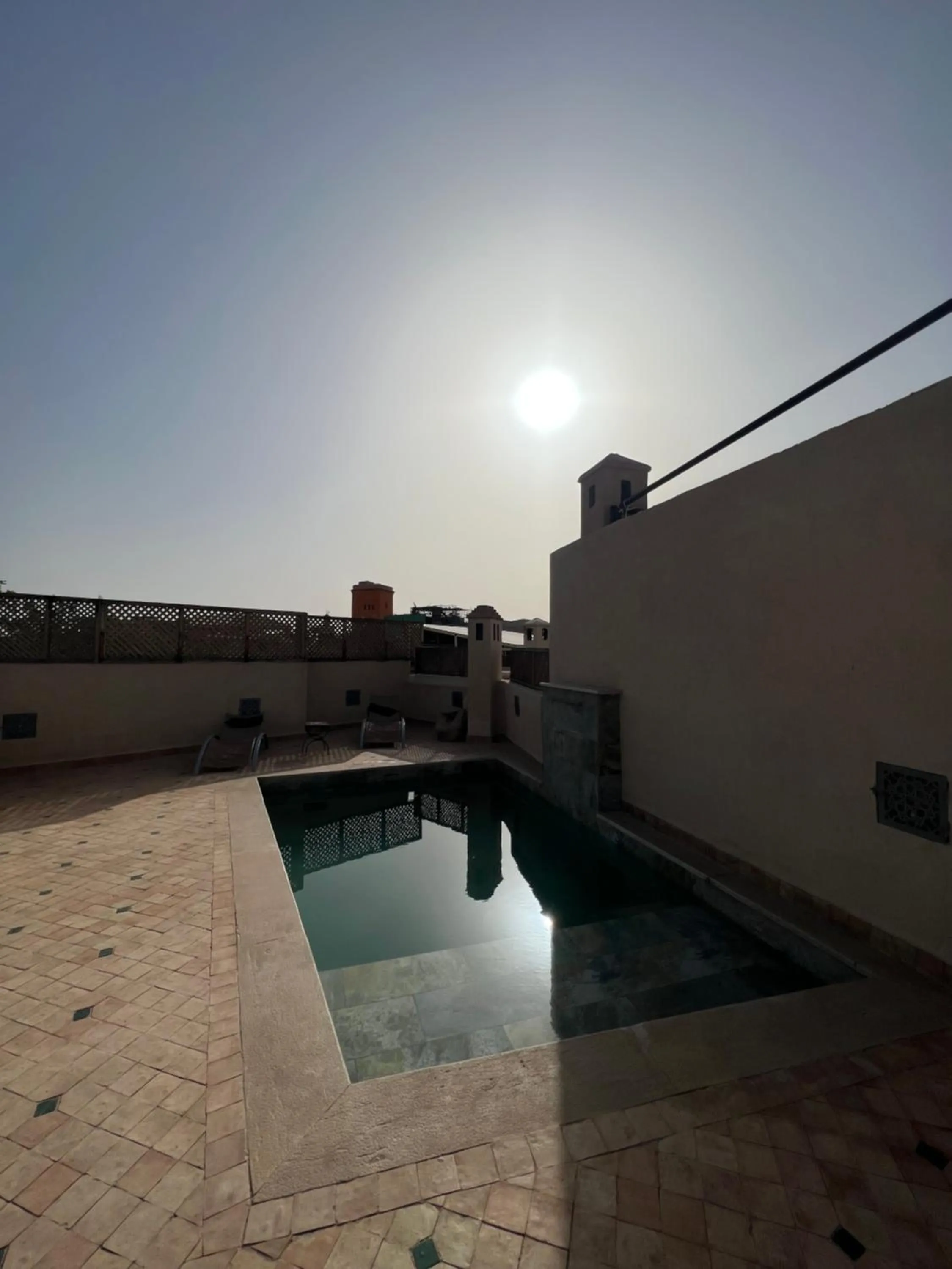 Swimming pool in Riad Jnan El Cadi
