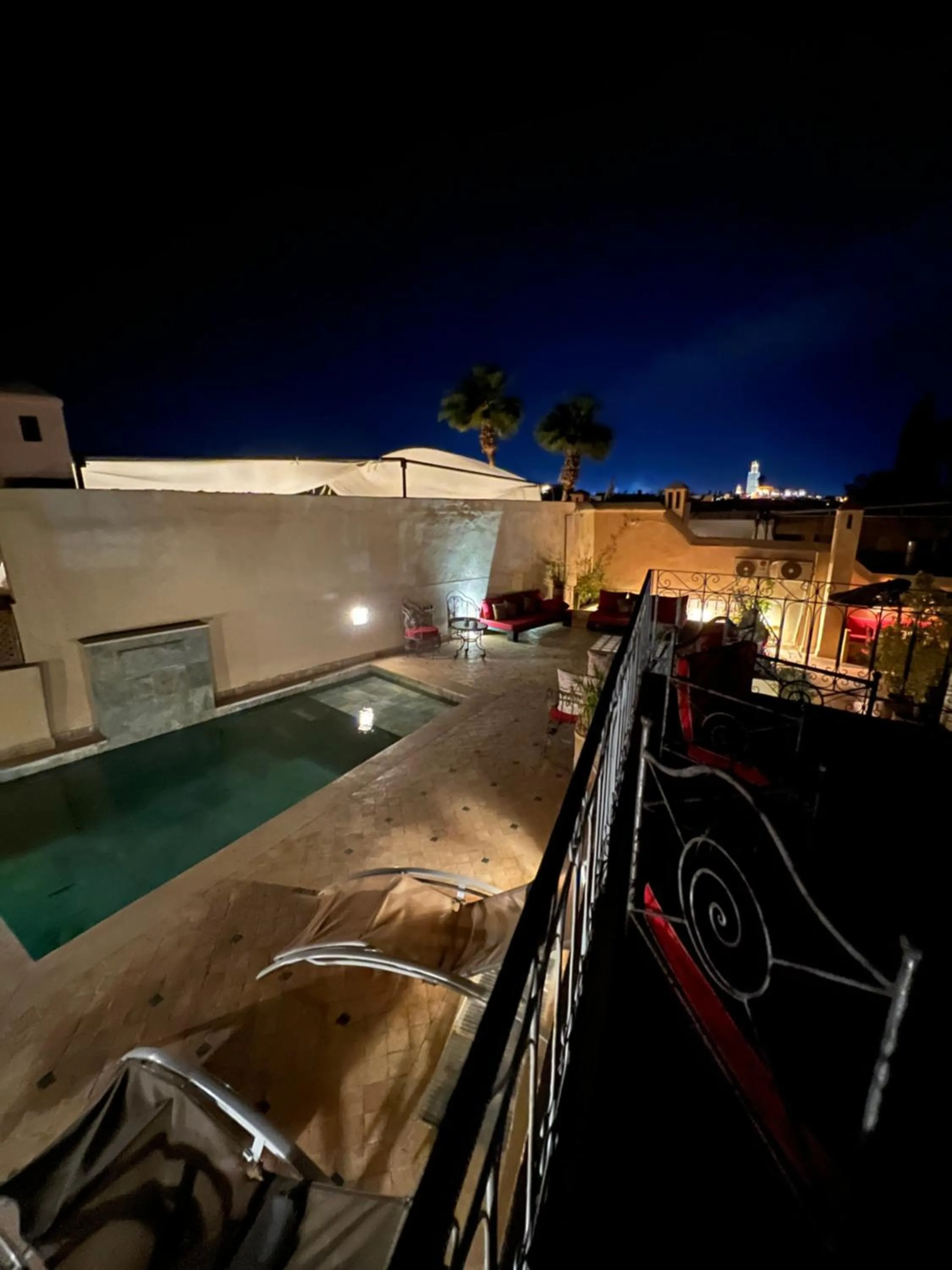 Swimming pool in Riad Jnan El Cadi