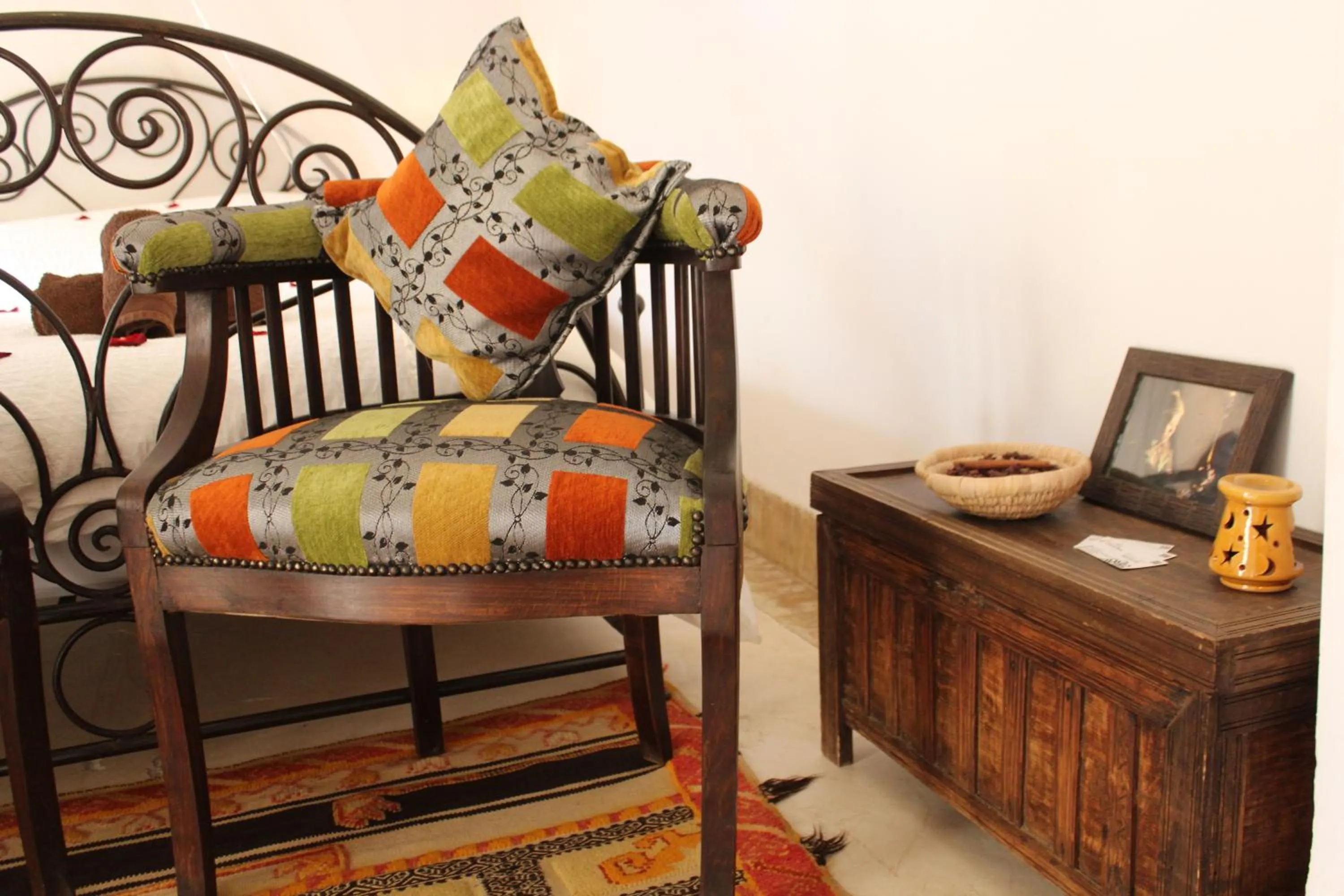 Living room in Riad Jnan El Cadi