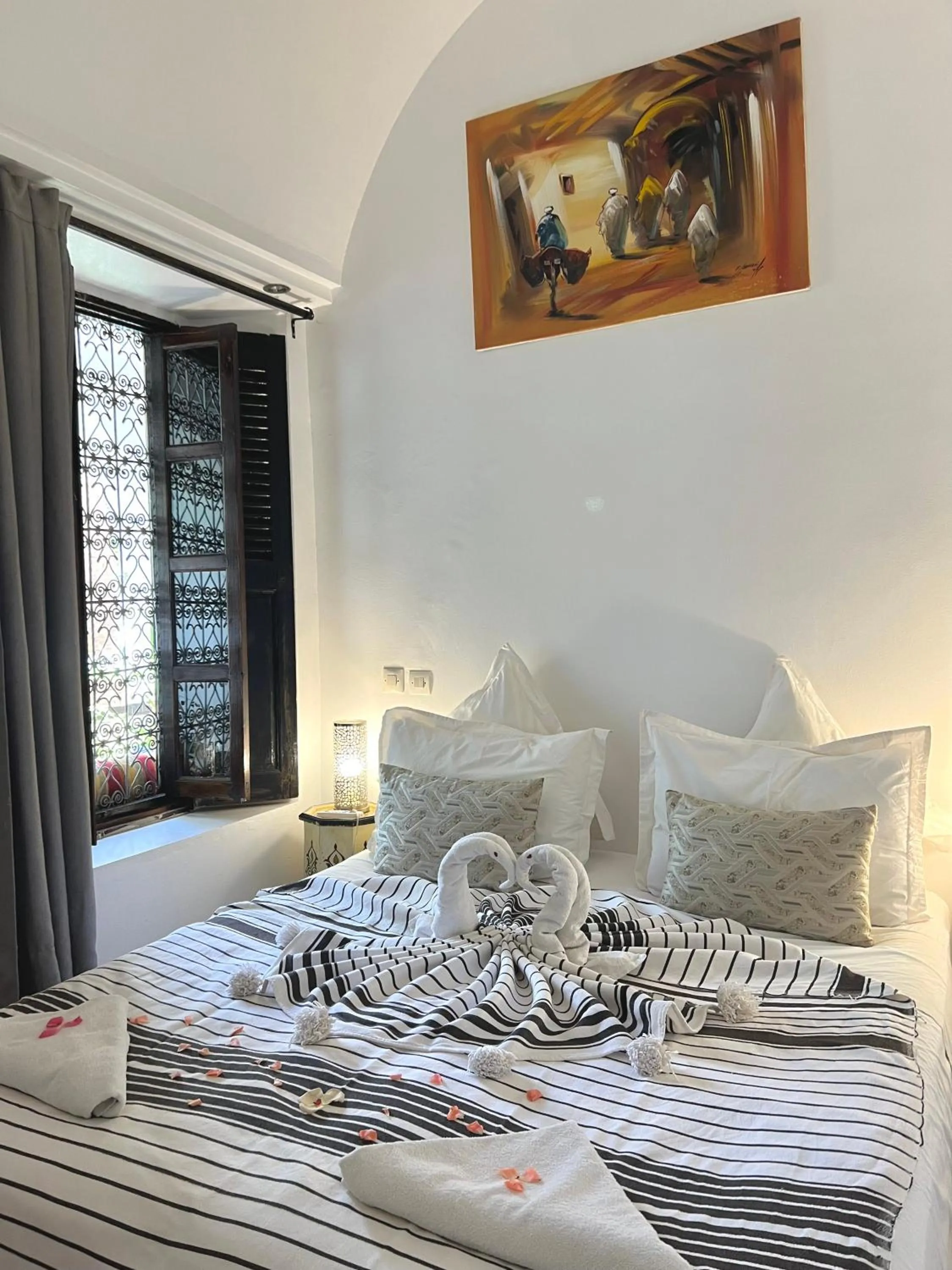 Bedroom, Bed in Riad Jnan El Cadi