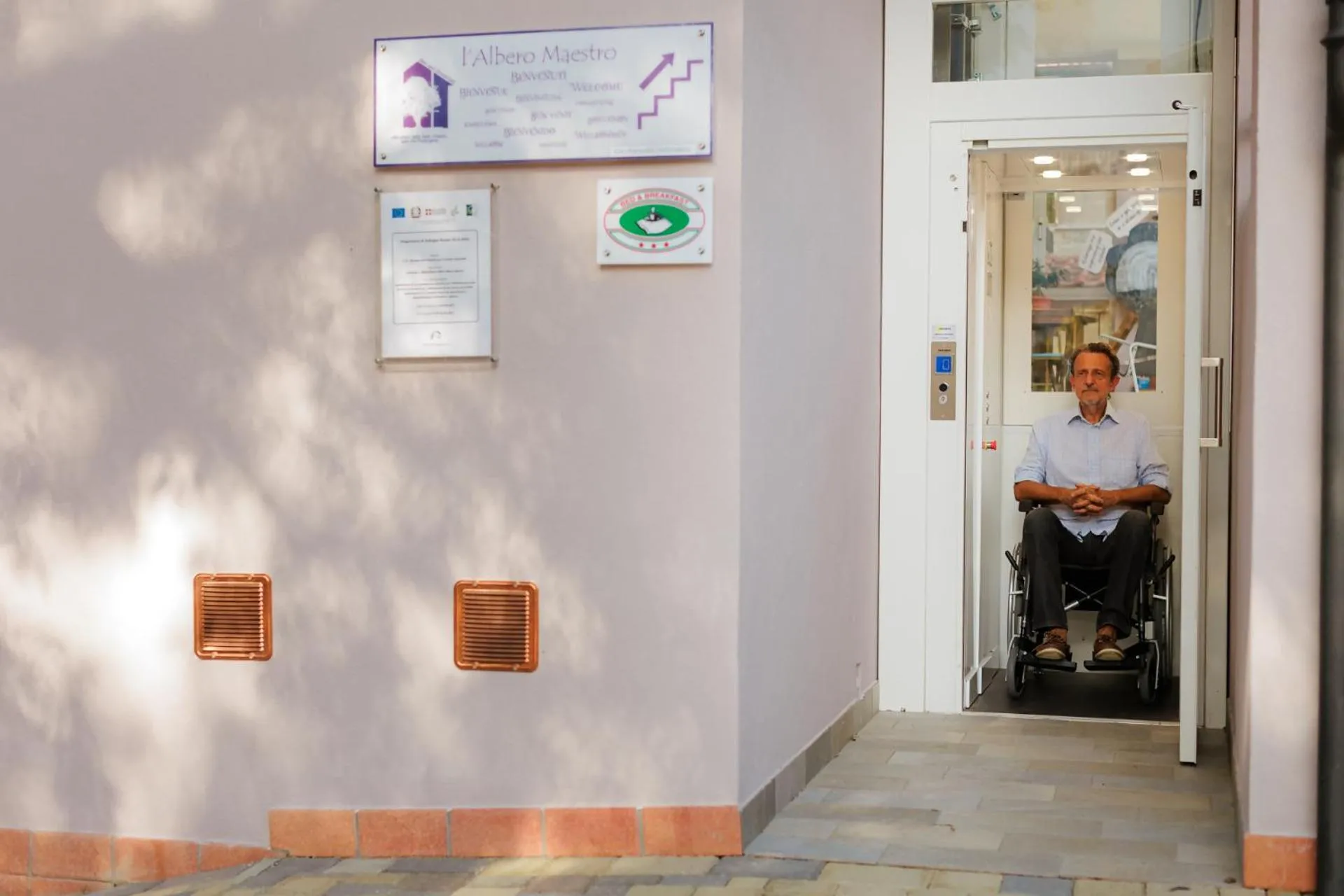 Facility for disabled guests in Bed & Breakfast L'Albero Maestro