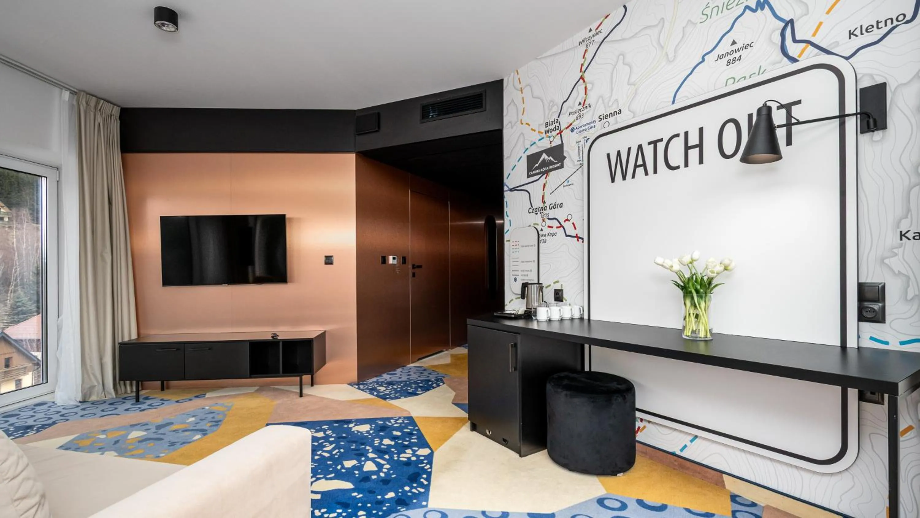 TV and multimedia in Aparthotel Biała Perła - Czarna Góra Resort, Sun & Snow