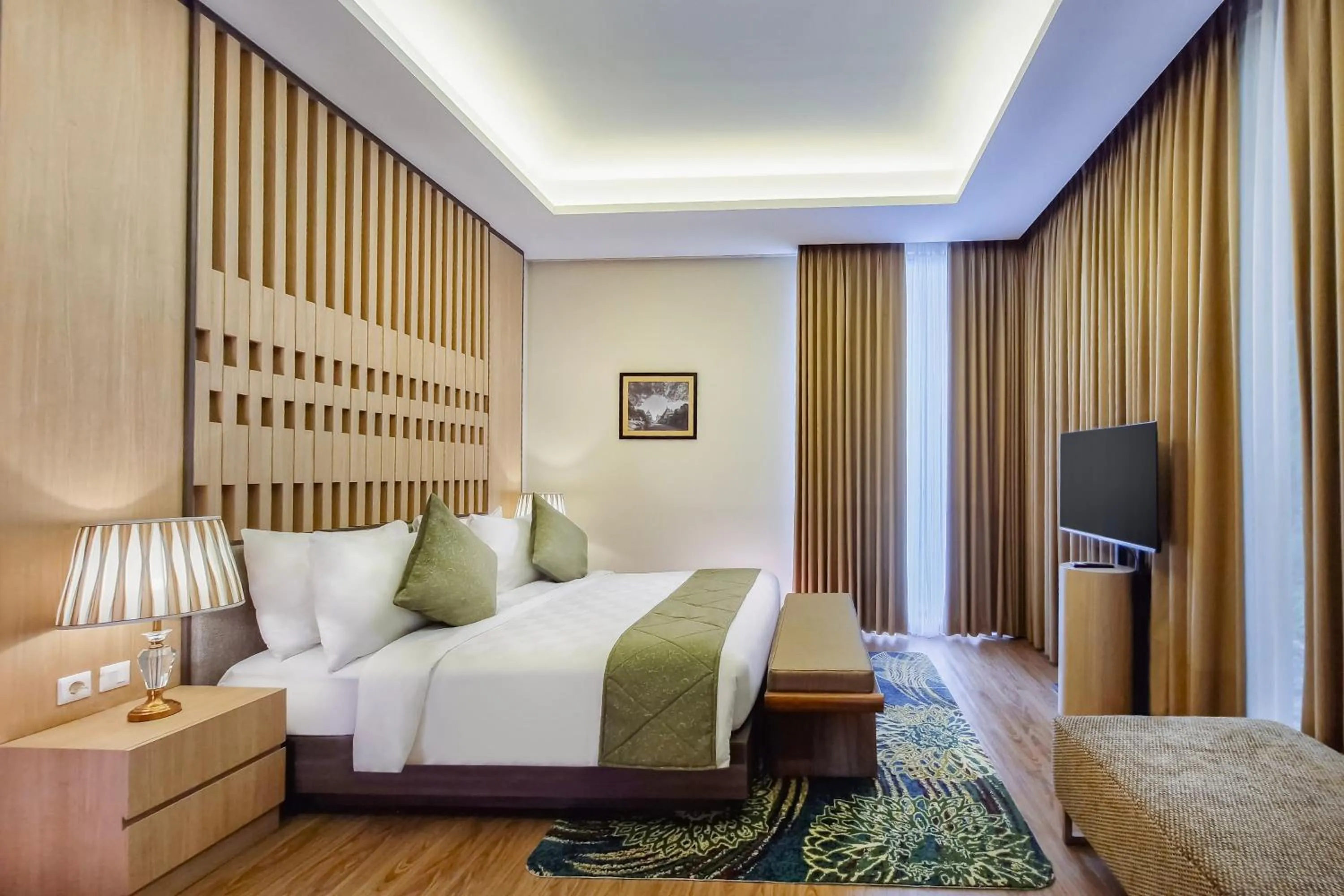Bed in Wyndham Garden Yogyakarta Hotel Conference & Action Park
