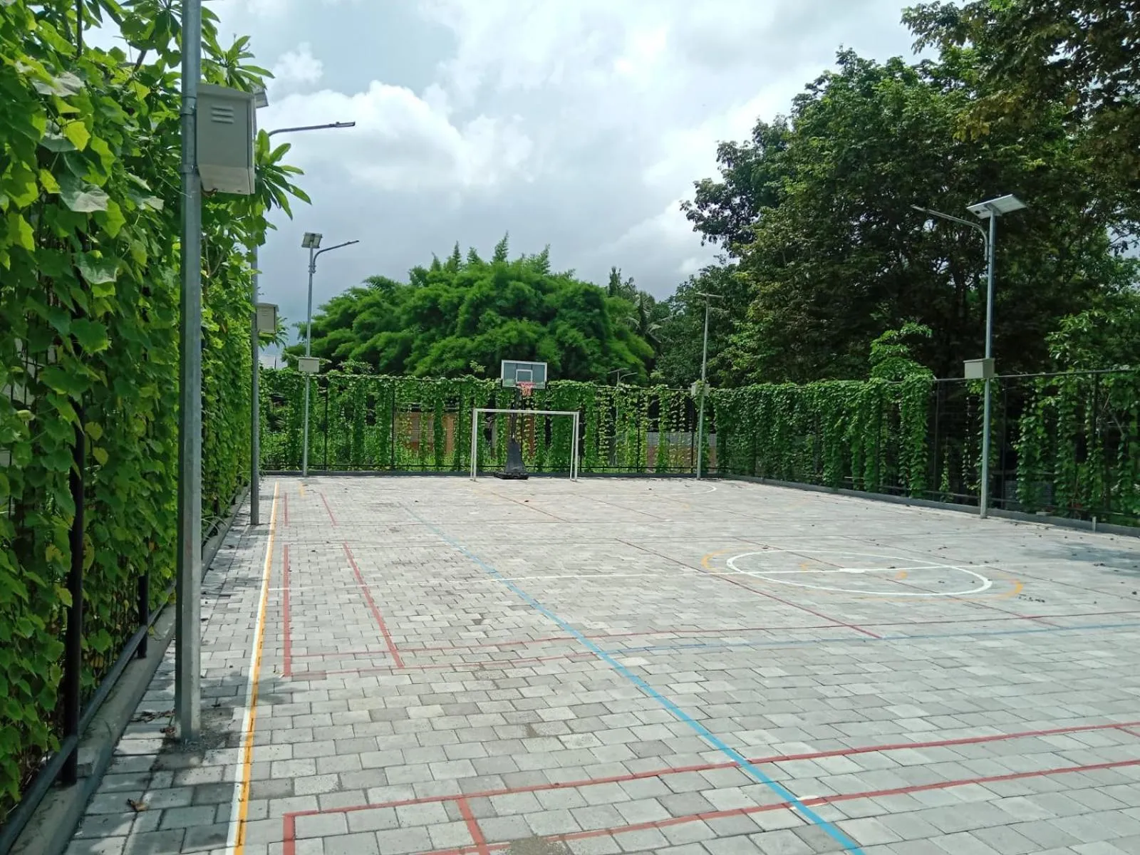 Tennis court in Wyndham Garden Yogyakarta Hotel Conference & Action Park
