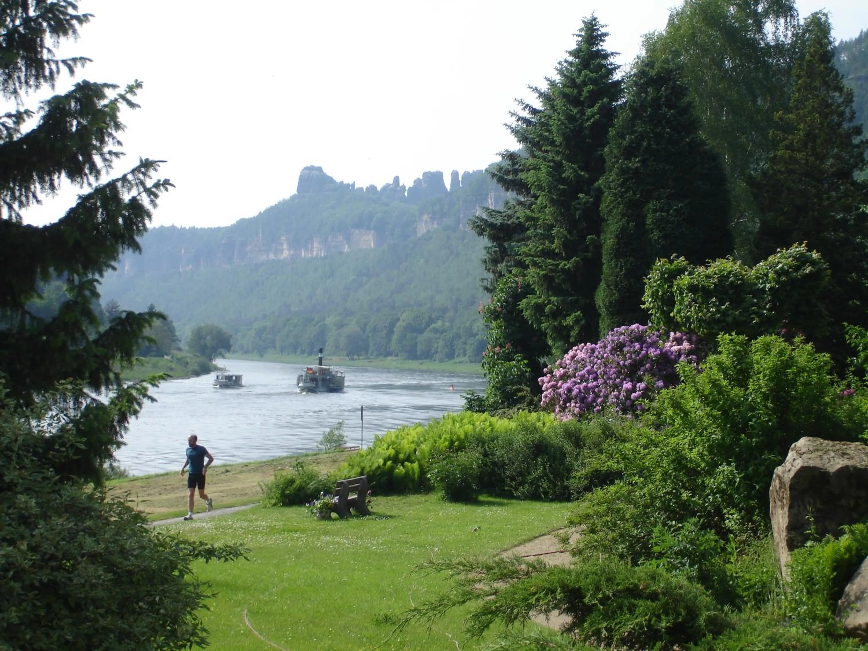 Garden in Bio-Hotel Helvetia