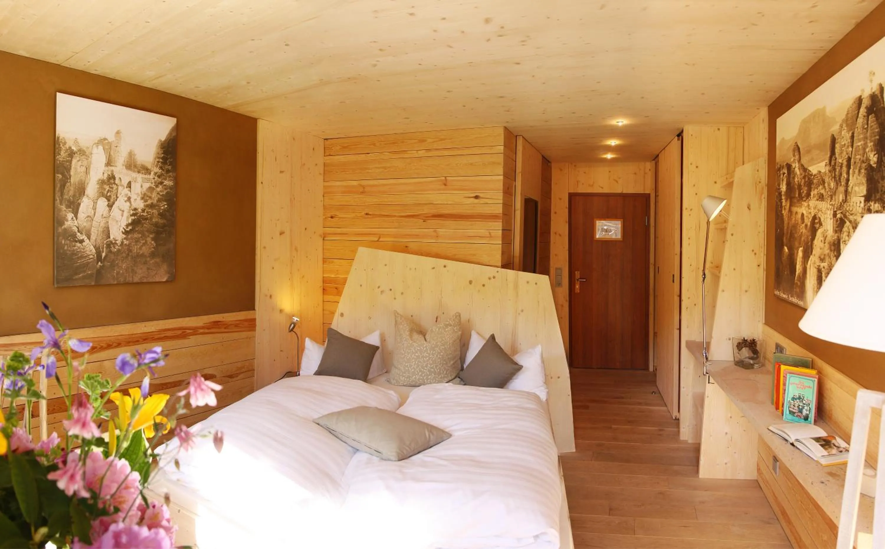 Photo of the whole room, Bed in Bio-Hotel Helvetia