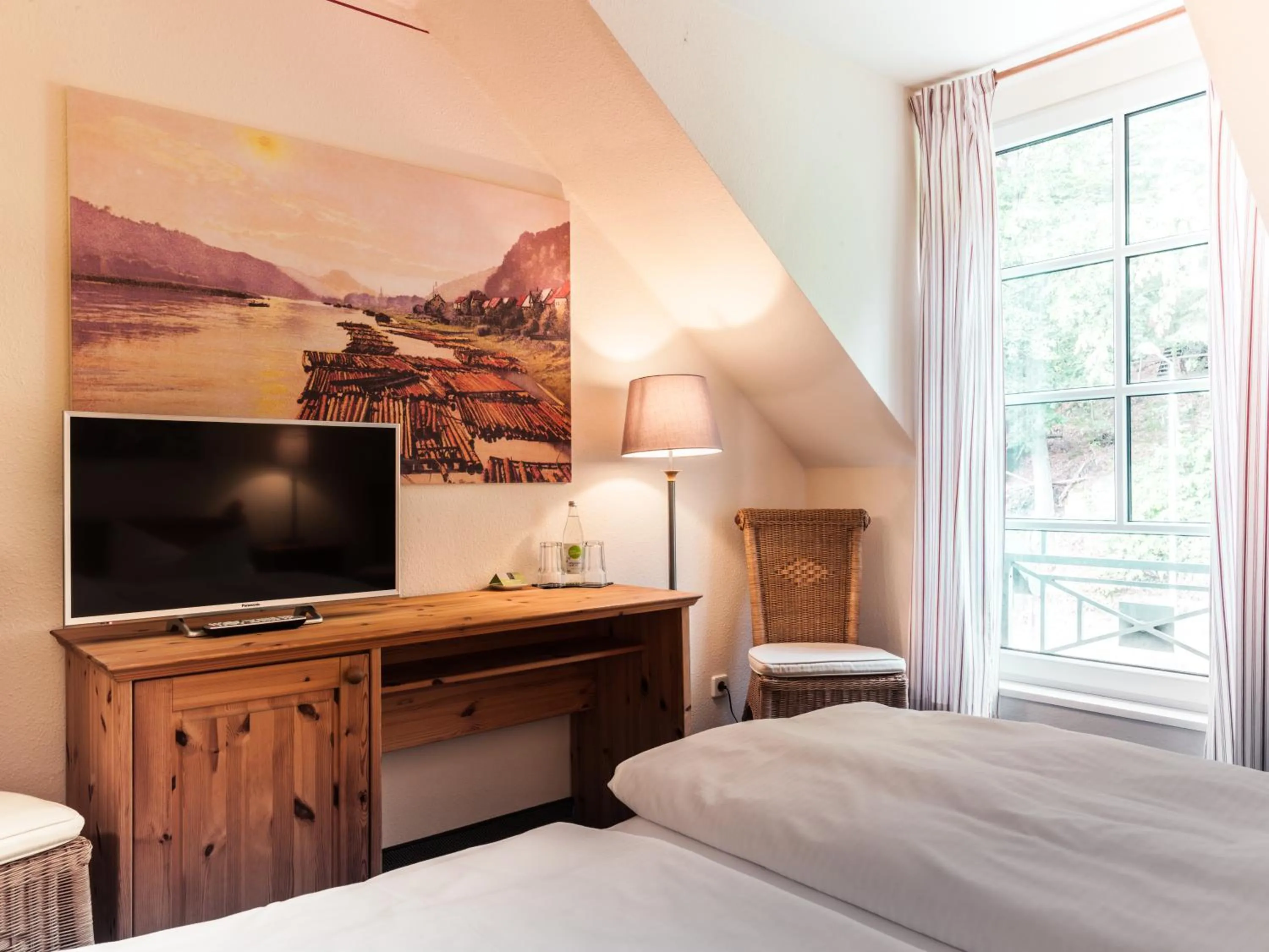 Photo of the whole room, Bed in Bio-Hotel Helvetia