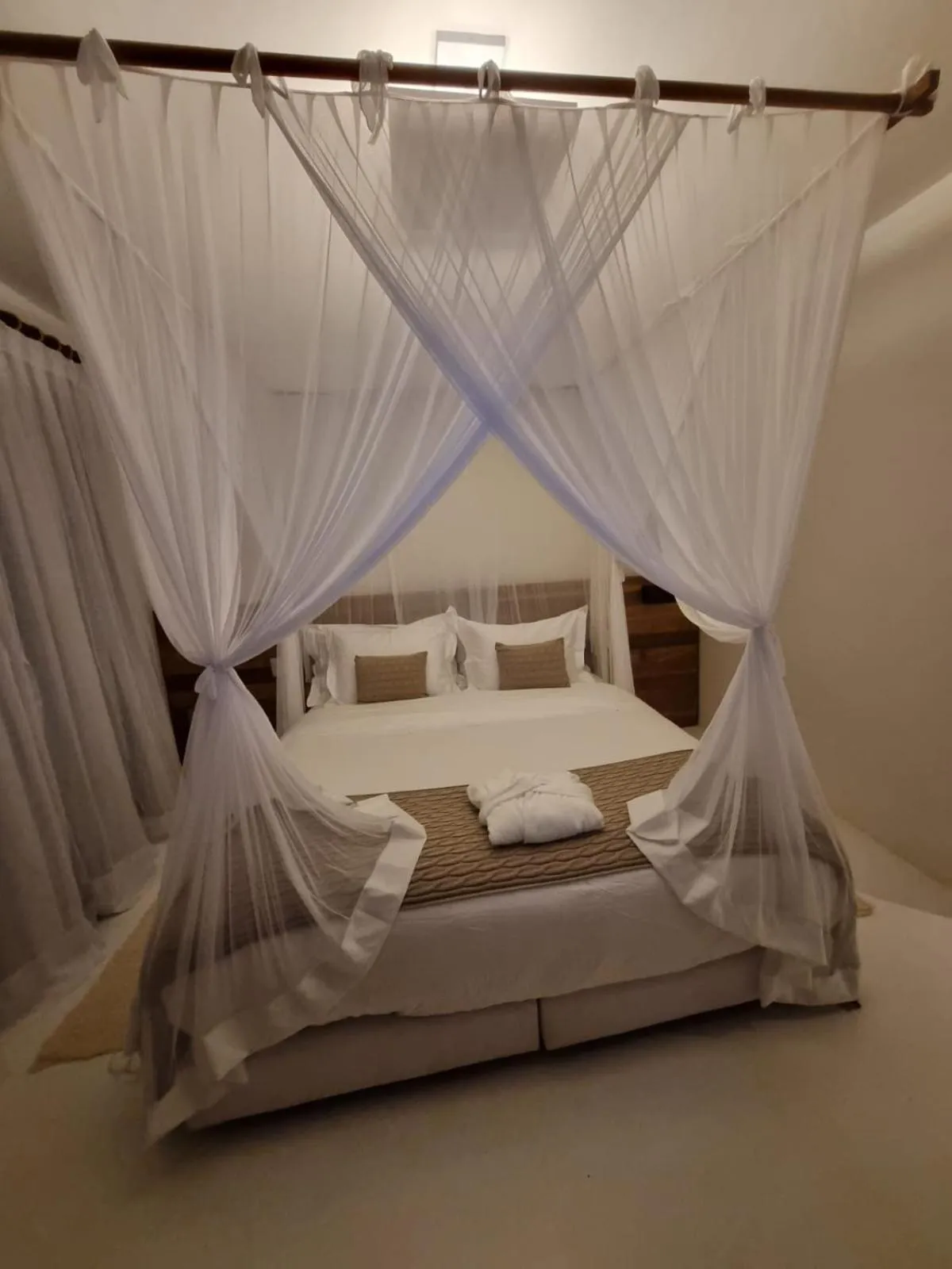 Bed in Hotel Vila São João