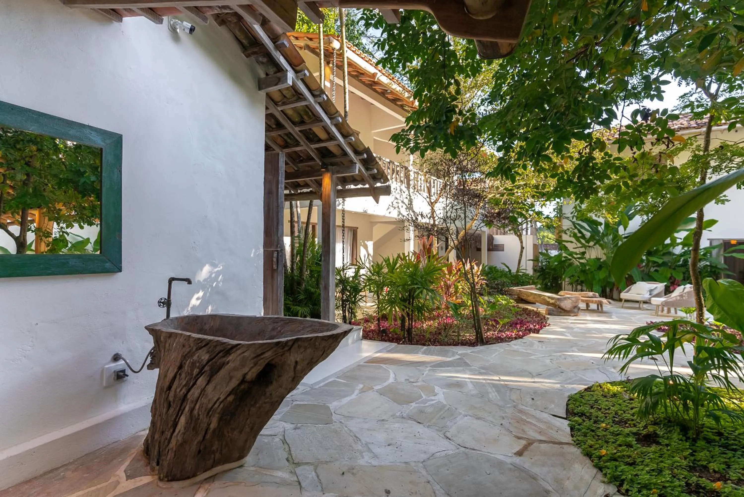 Patio in Hotel Vila São João