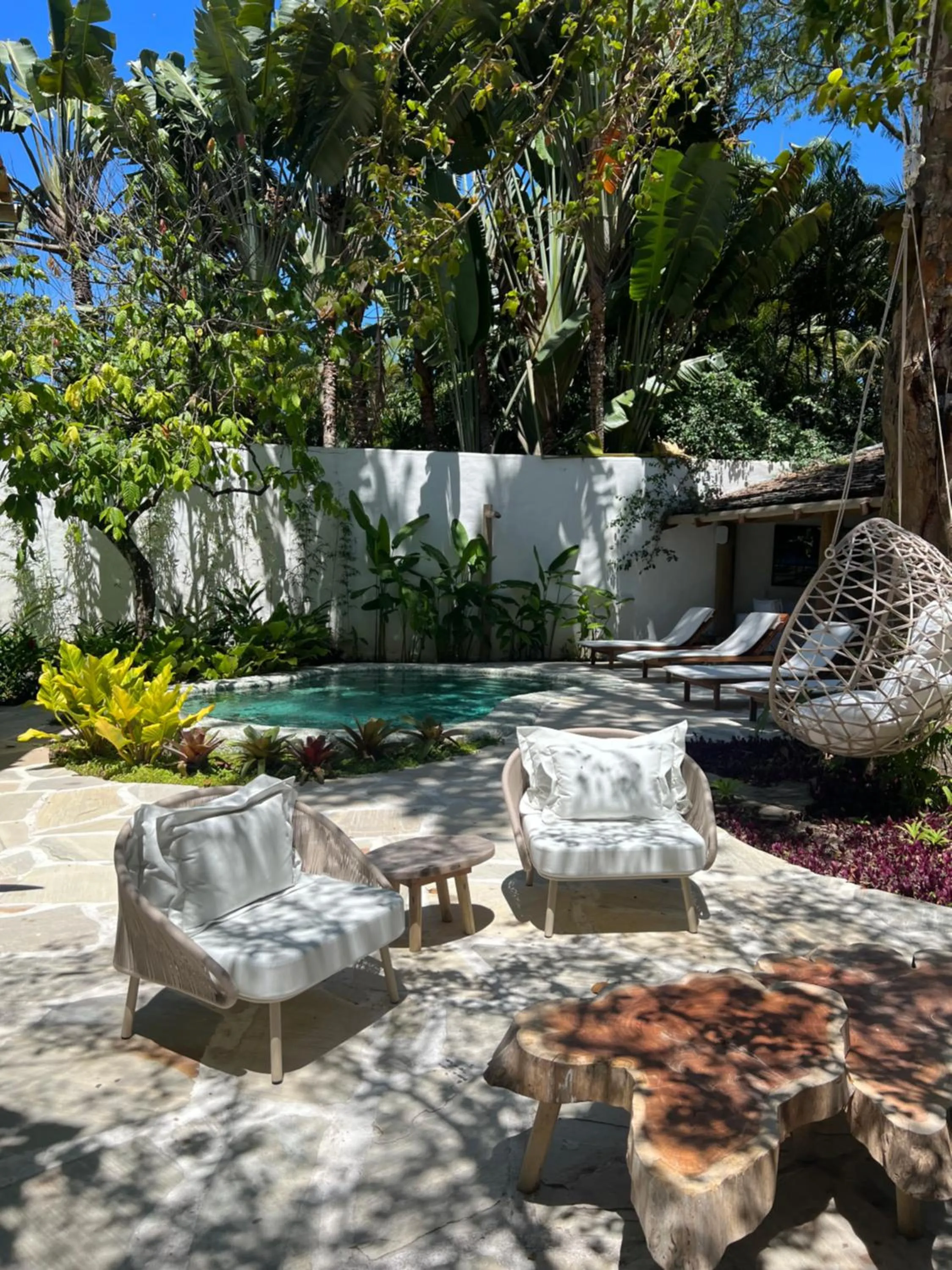 Patio in Hotel Vila São João
