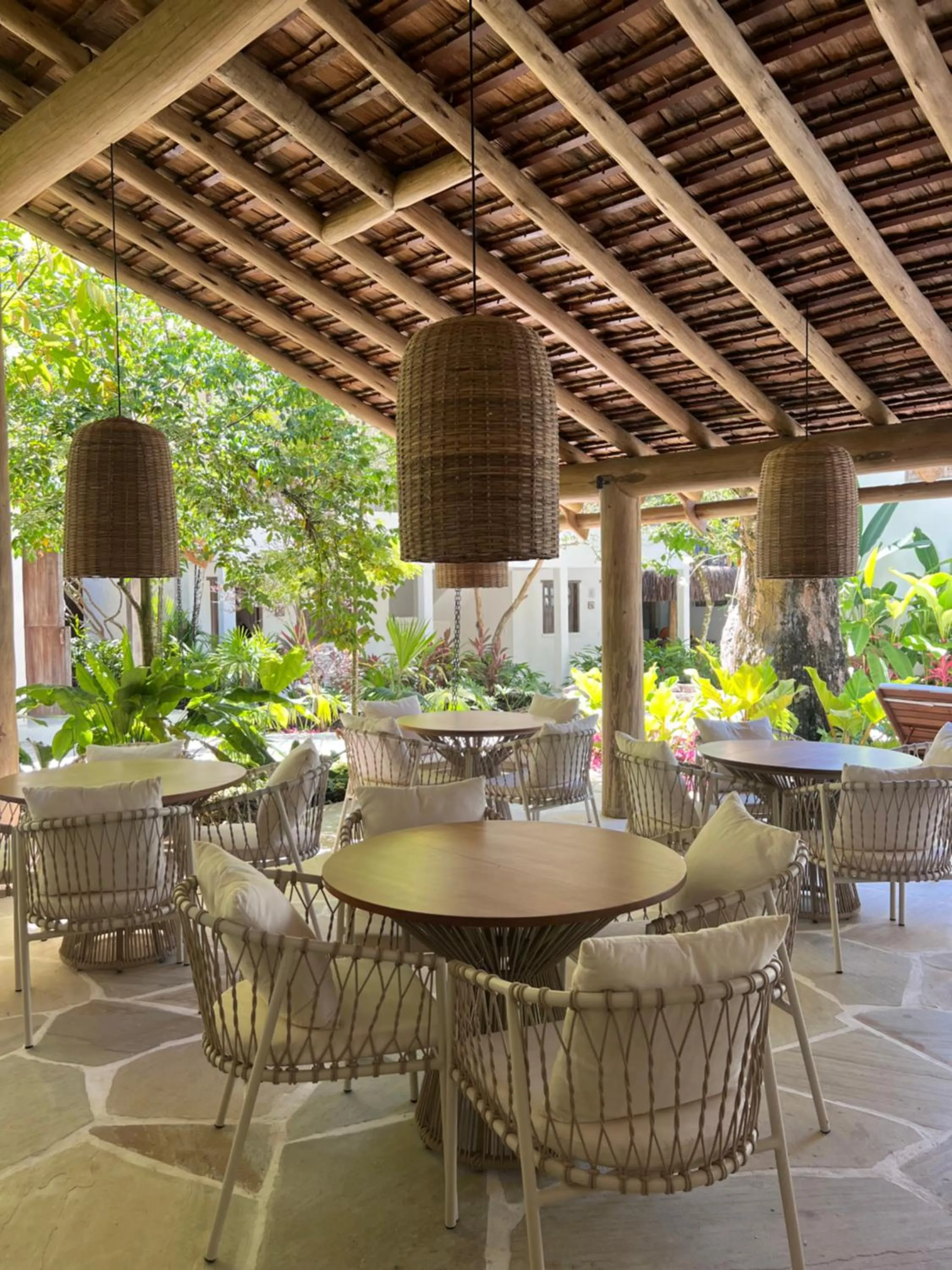 Patio in Hotel Vila São João