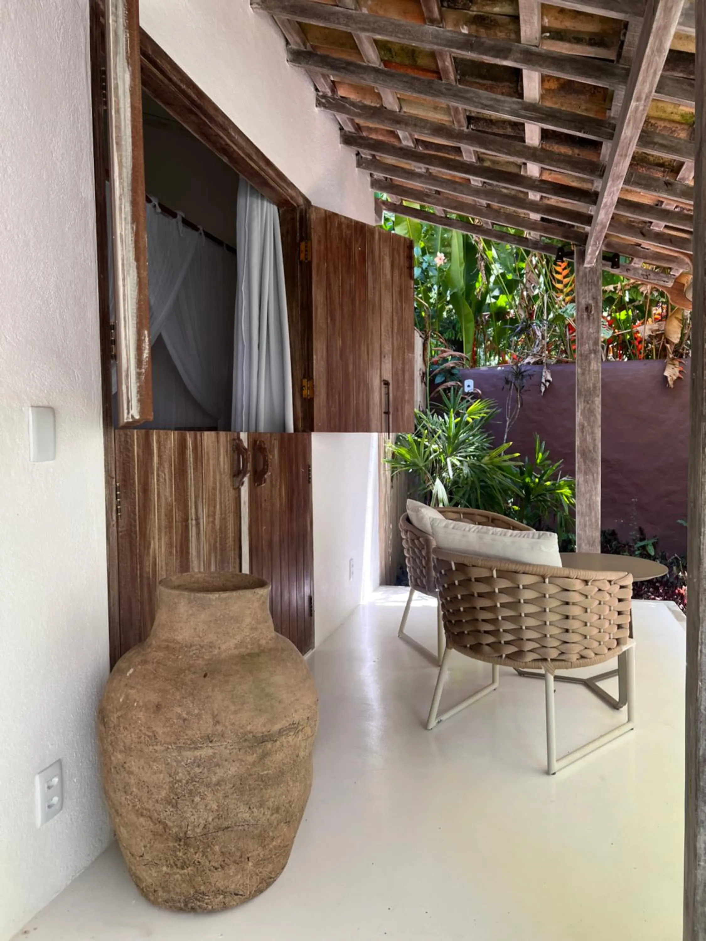 Balcony/Terrace in Hotel Vila São João