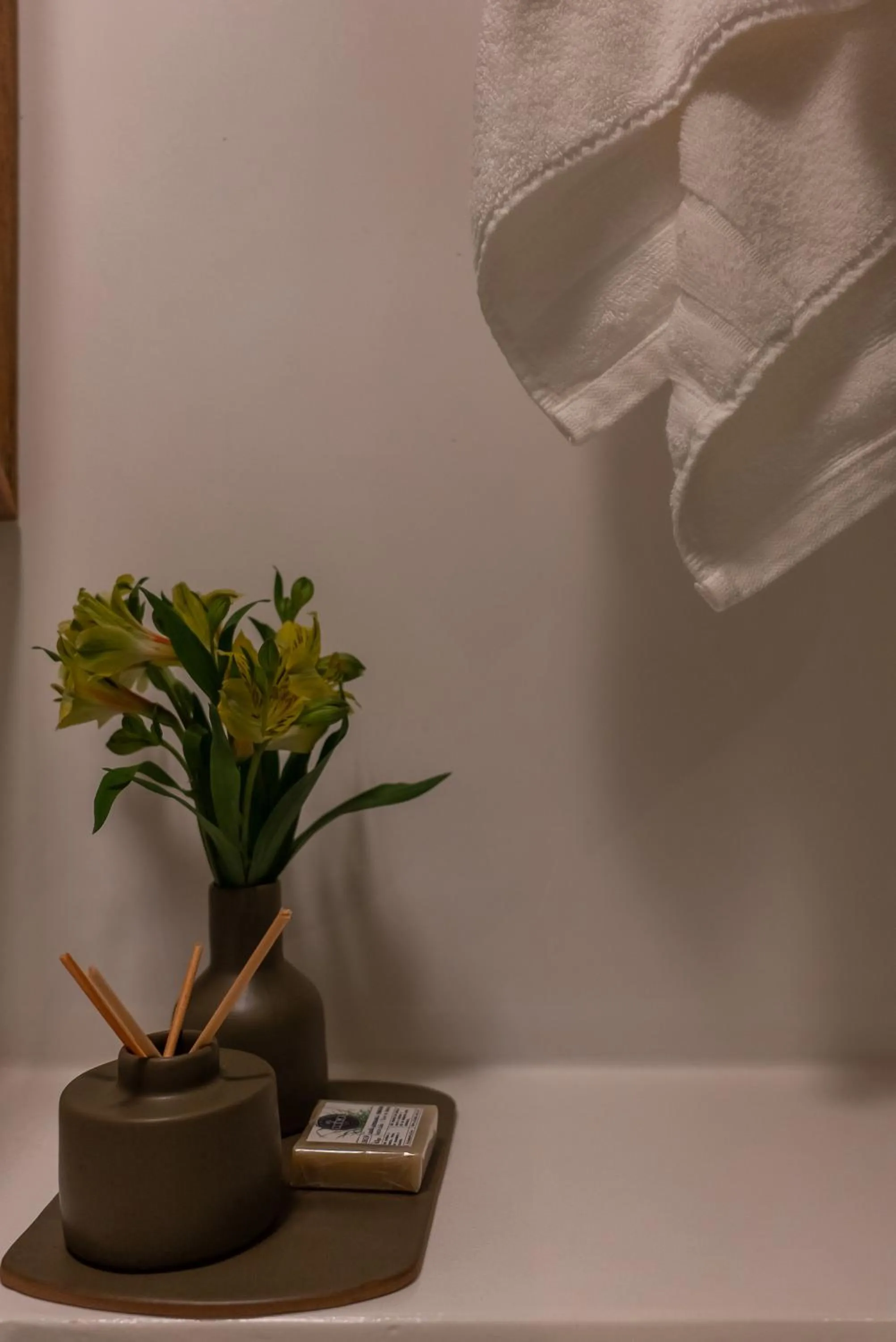 towels in Hotel Vila São João