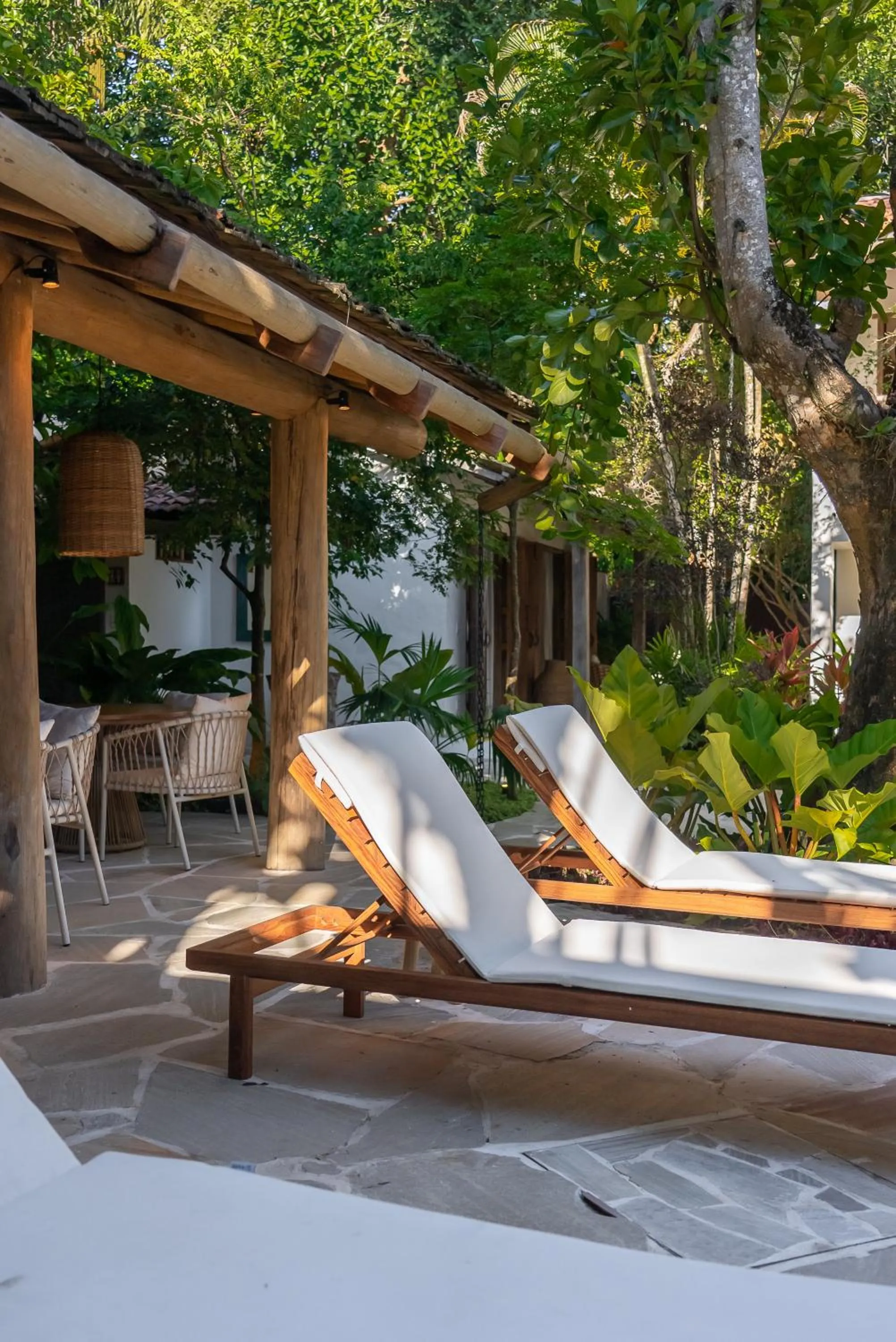 sunbed in Hotel Vila São João