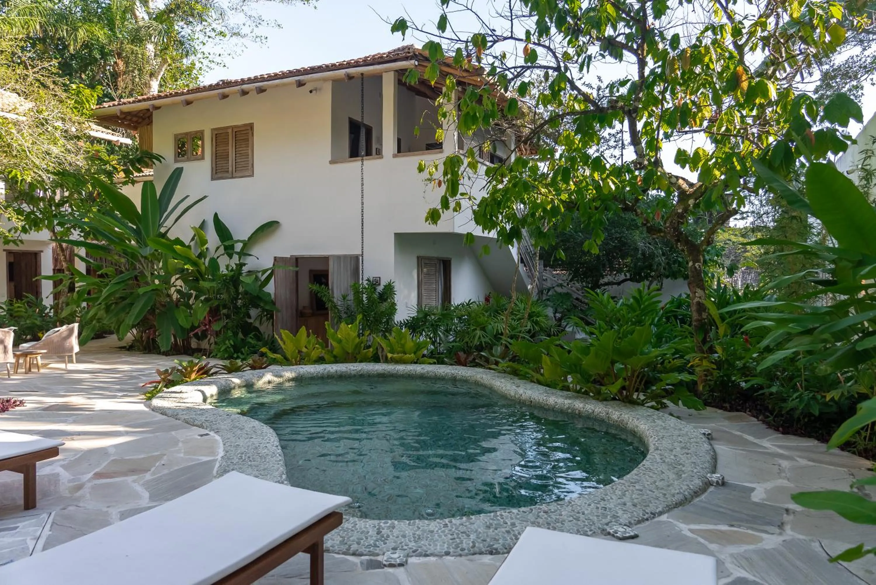 Swimming pool in Hotel Vila São João