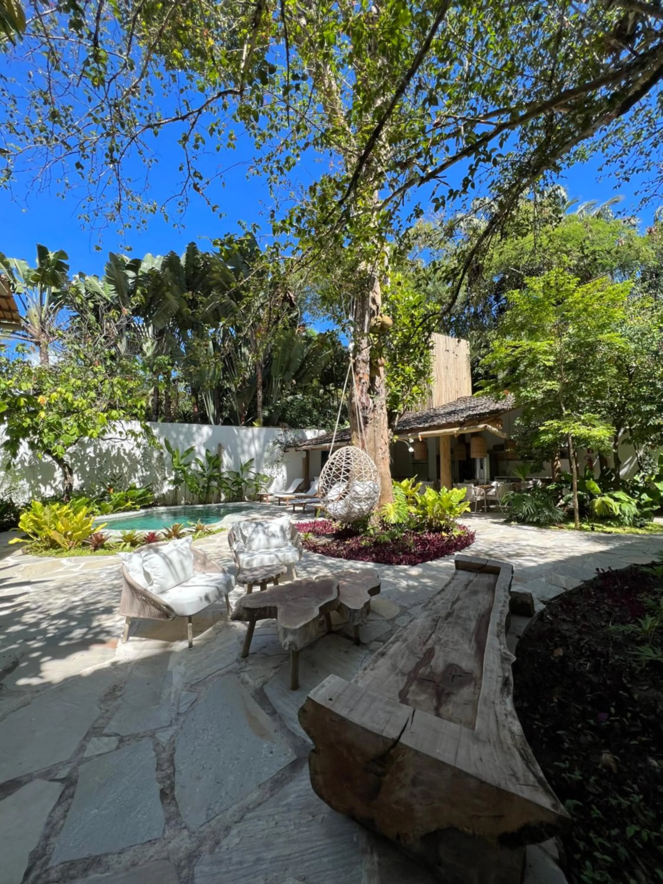Patio in Hotel Vila São João