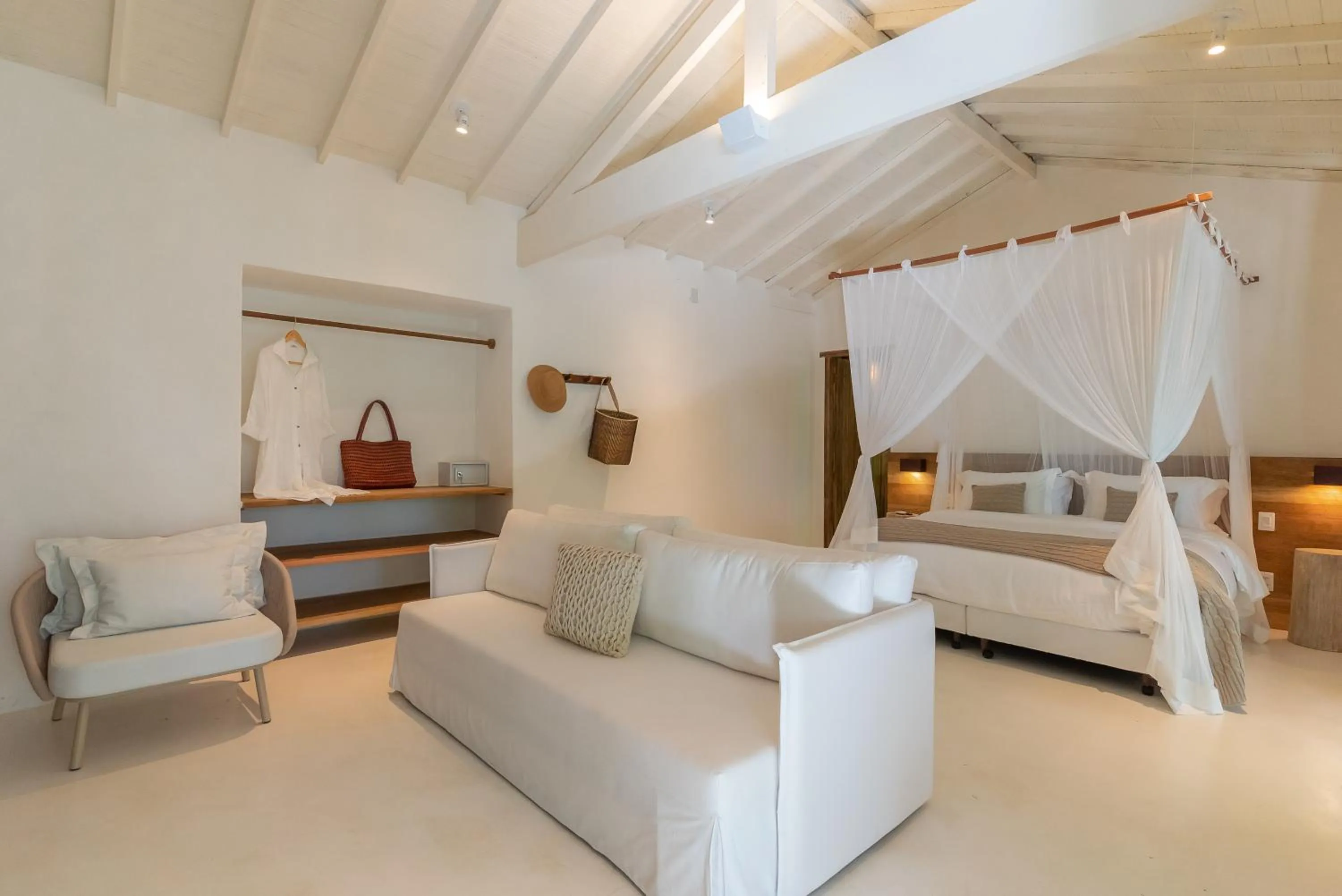 Bed in Hotel Vila São João