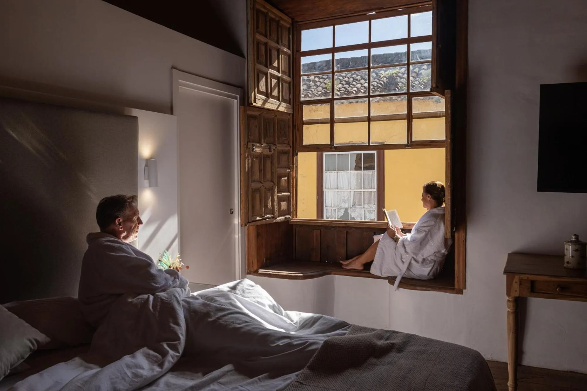 Bed in La Casa de La Camelia