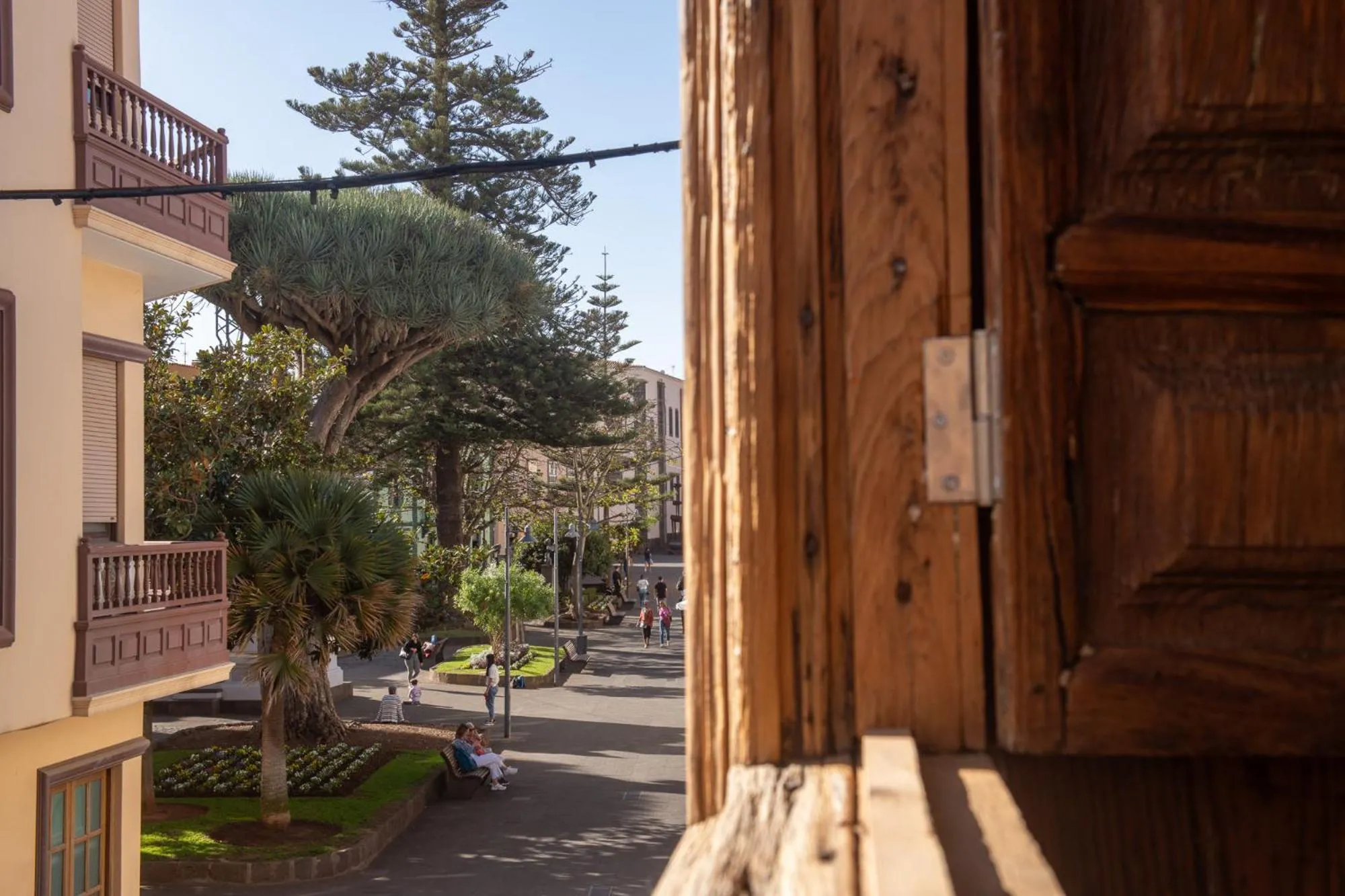 City view in La Casa de La Camelia