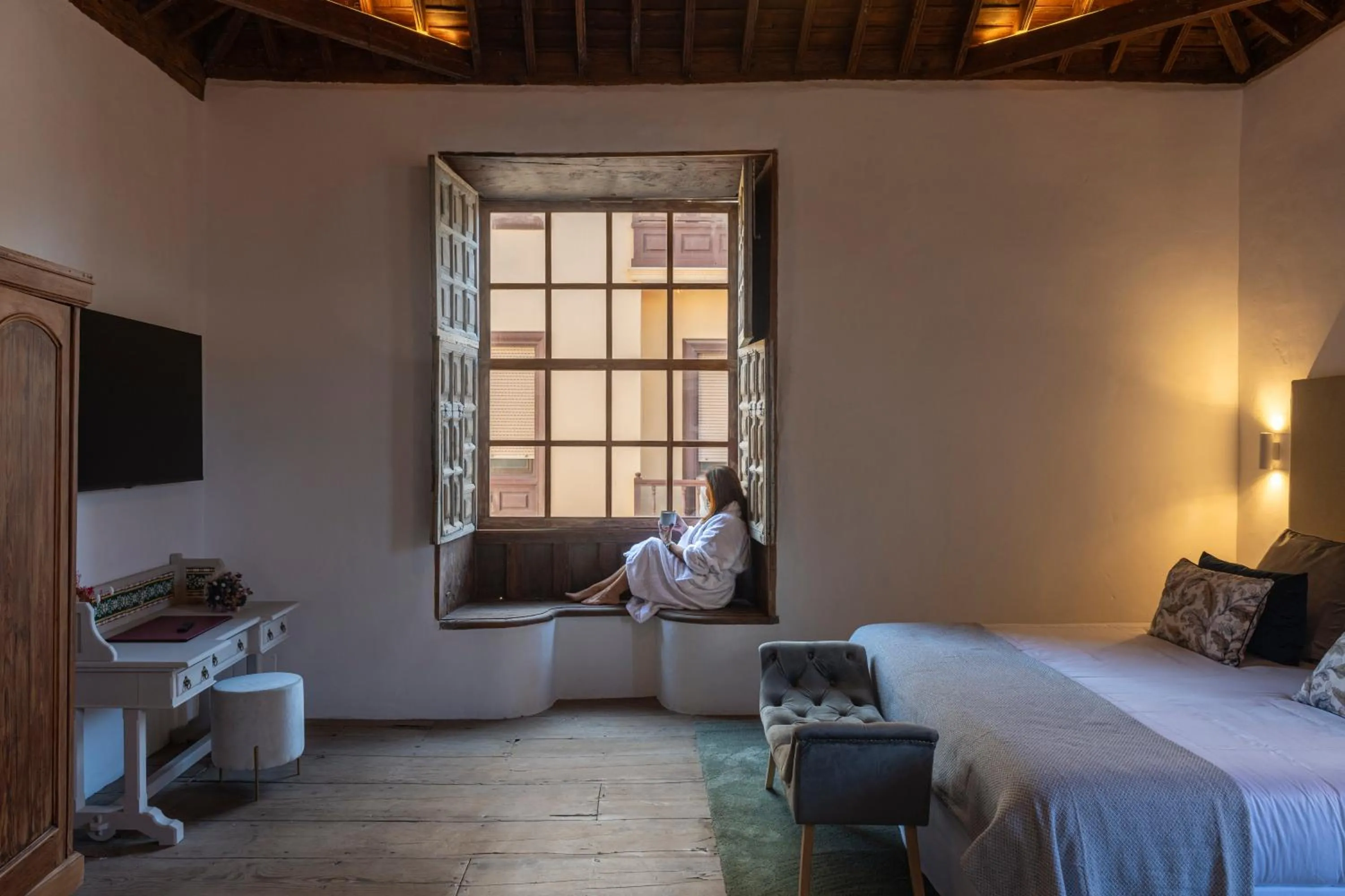 Bed in La Casa de La Camelia