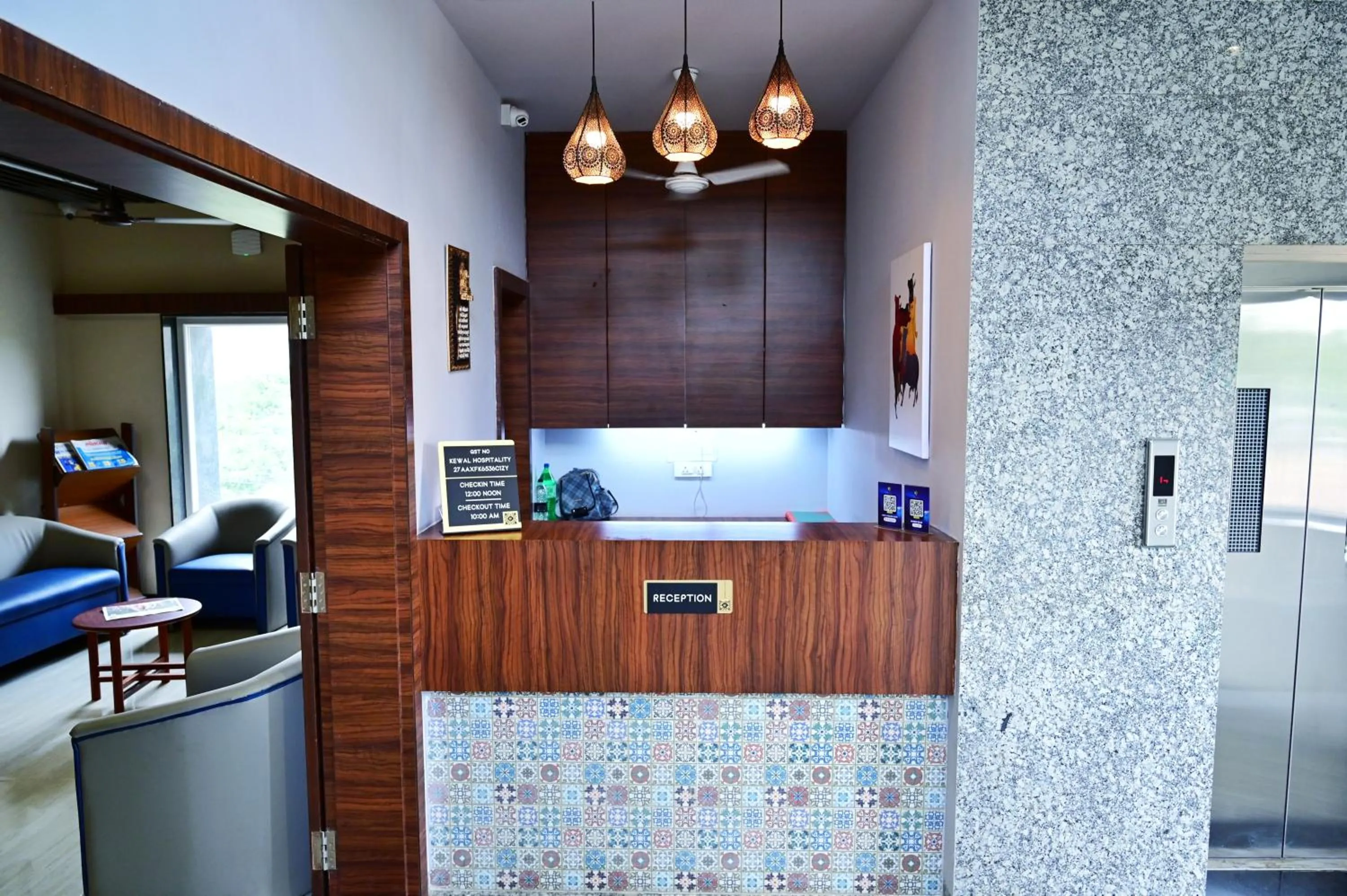 Lobby or reception in The One Hotel Nashik