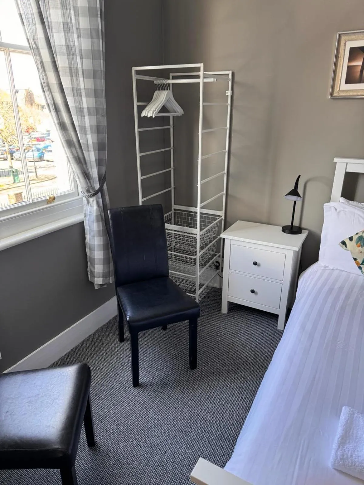 Bed in Waterfront Hotel