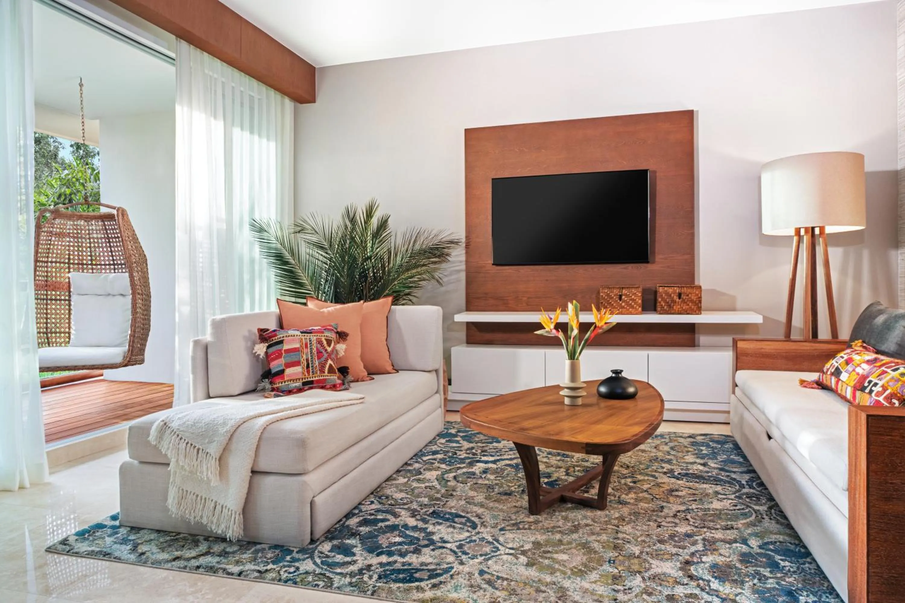 TV and multimedia in Jungala Hotel at VidantaWorld Riviera Maya