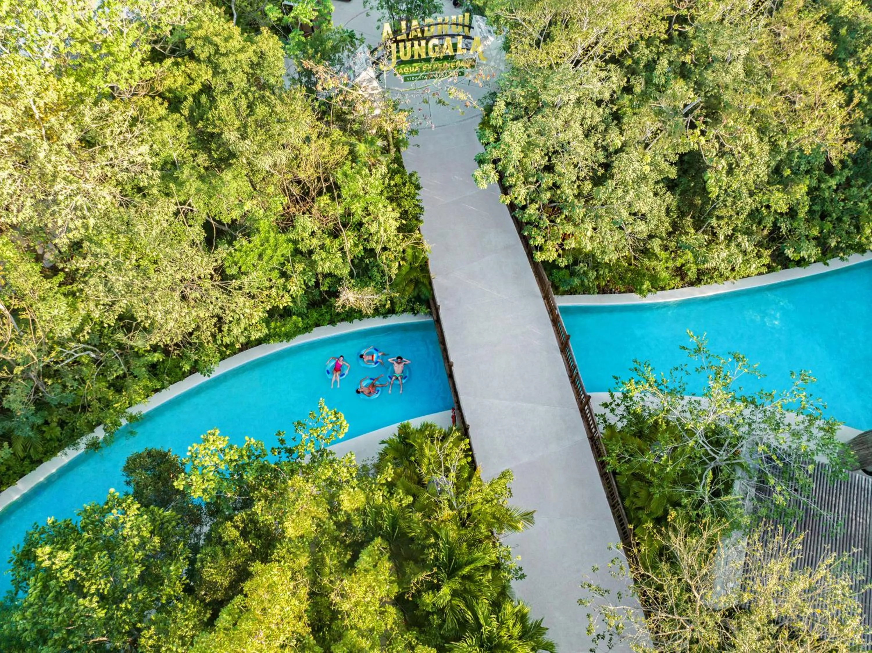 Aqua park in Jungala Hotel at VidantaWorld Riviera Maya